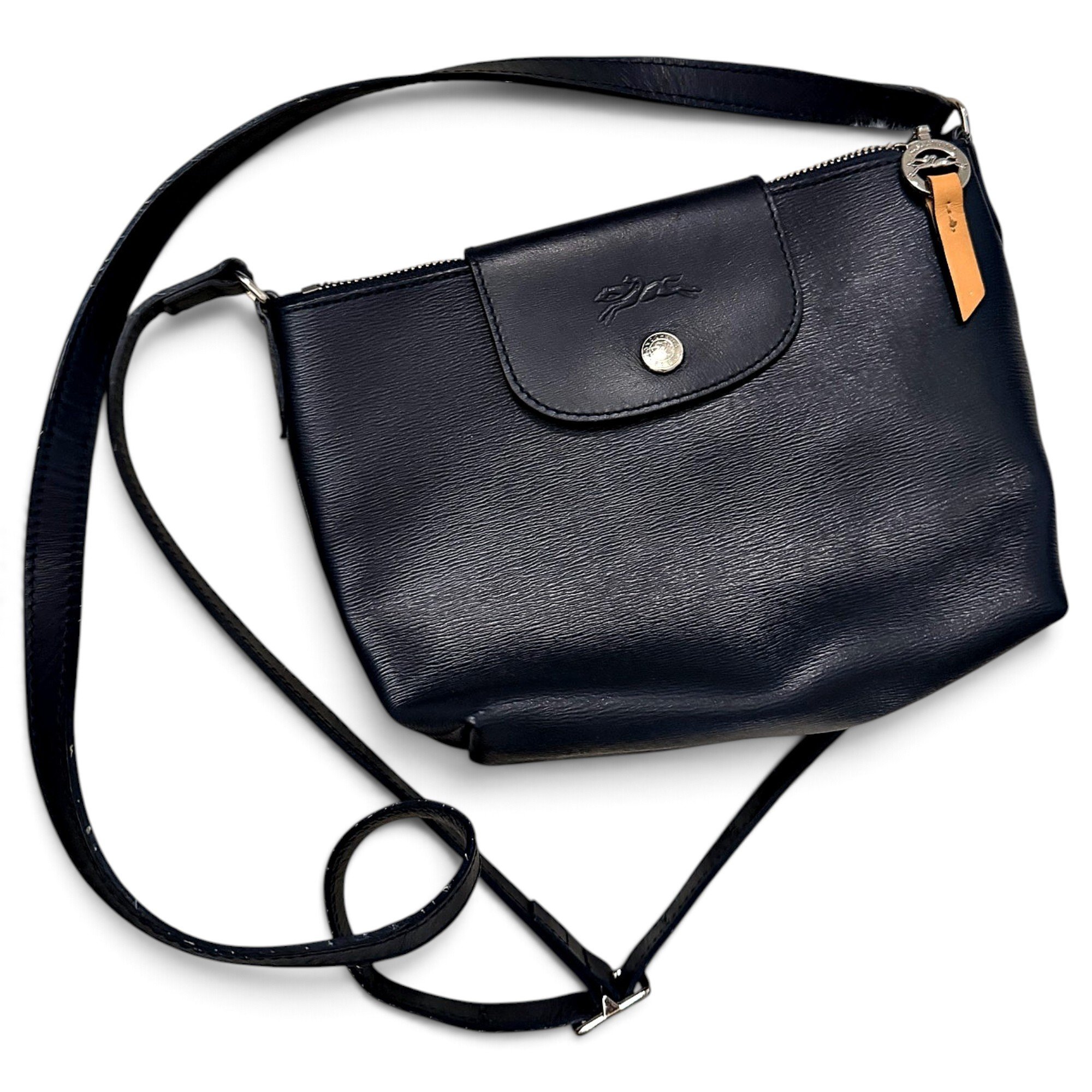 Longchamp Roseau leather crossbody bag