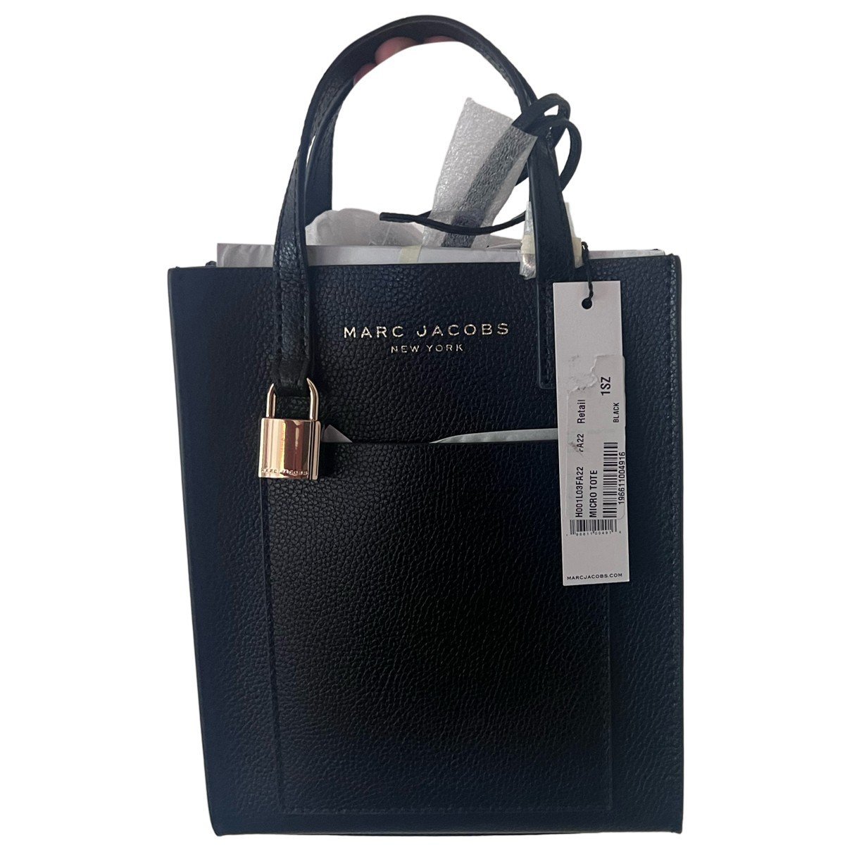 The Tag Tote leather tote