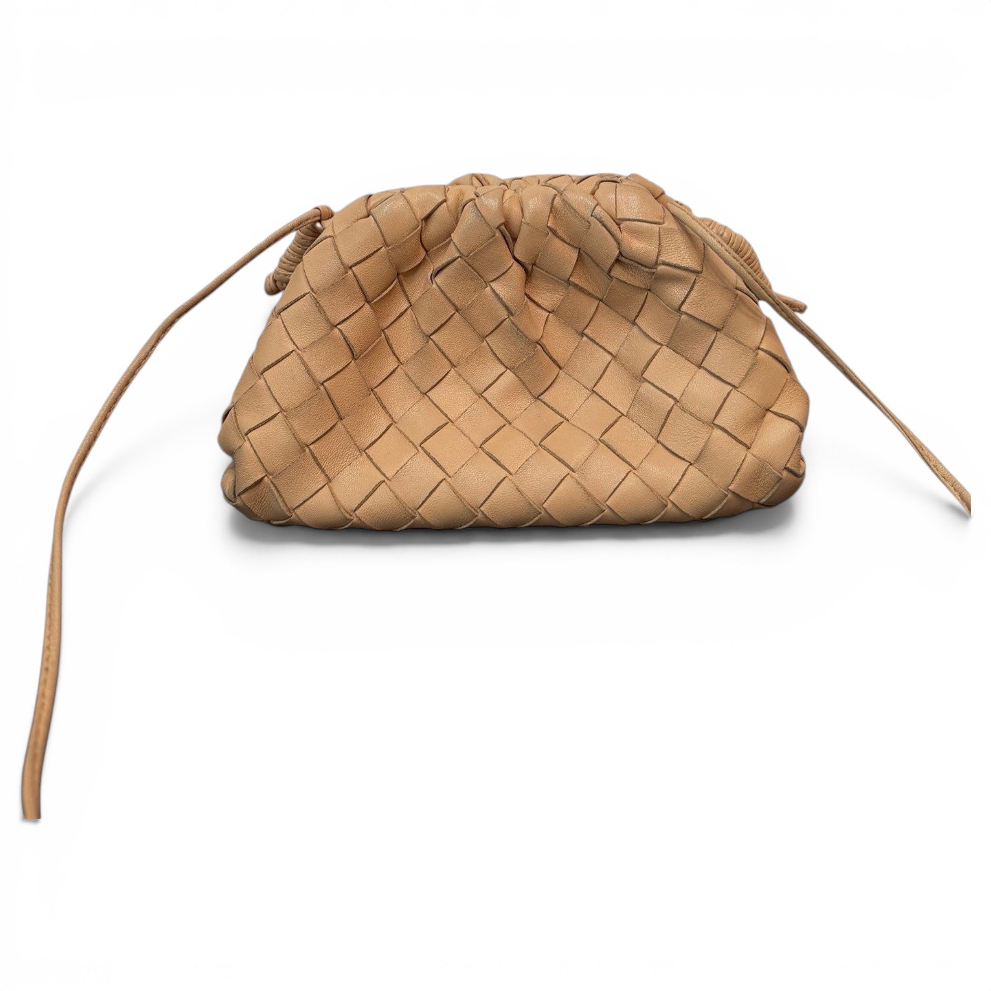 Pouch leather handbag