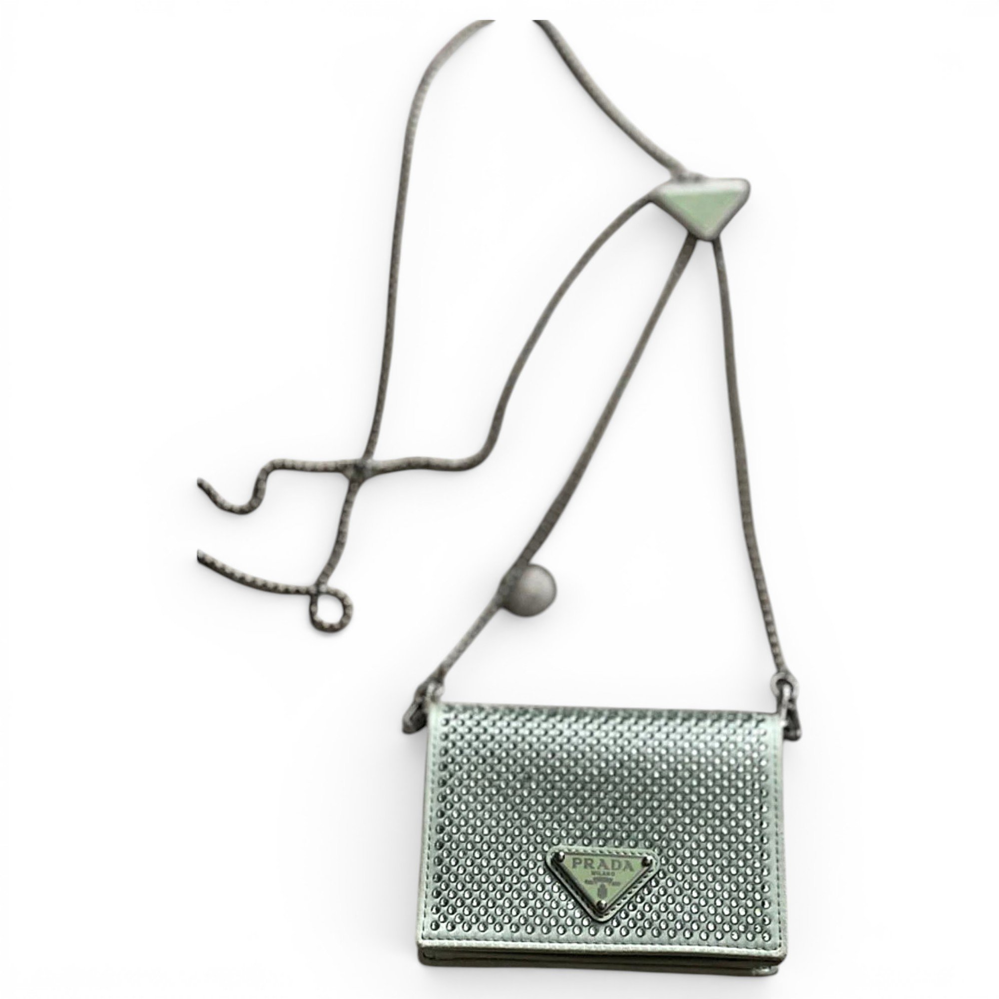 Silk clutch bag