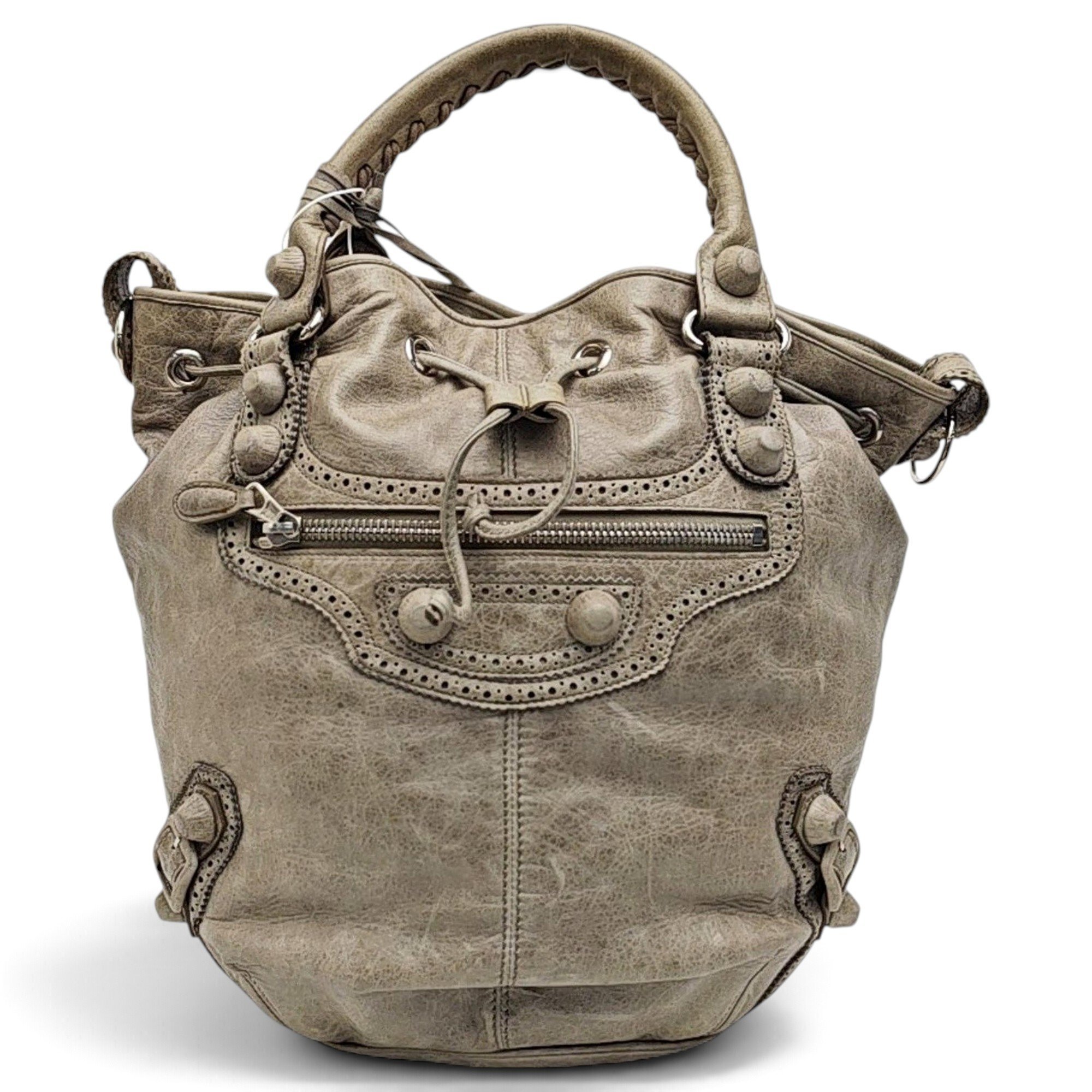 Leather handbag
