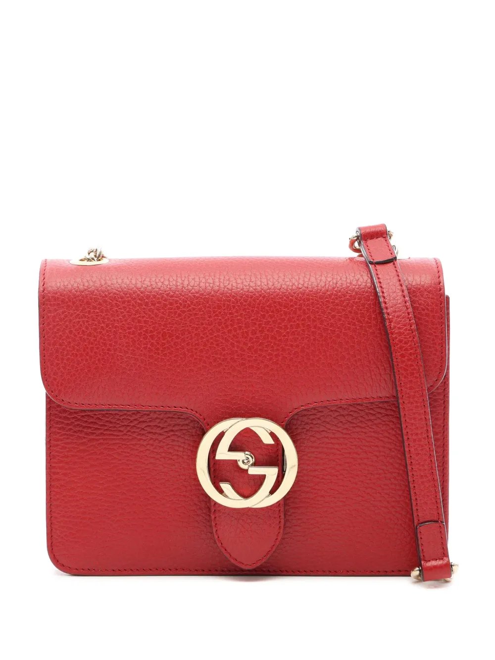 2016-2026 Small Dollar Calfskin Interlocking G crossbody bag