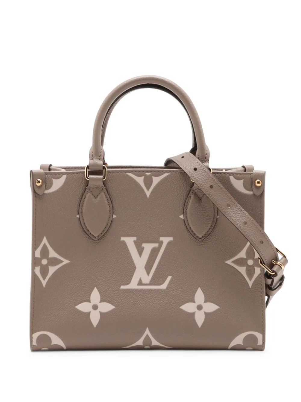 2020-2026 Bicolor Monogram Empreinte Giant OnTheGo PM satchel