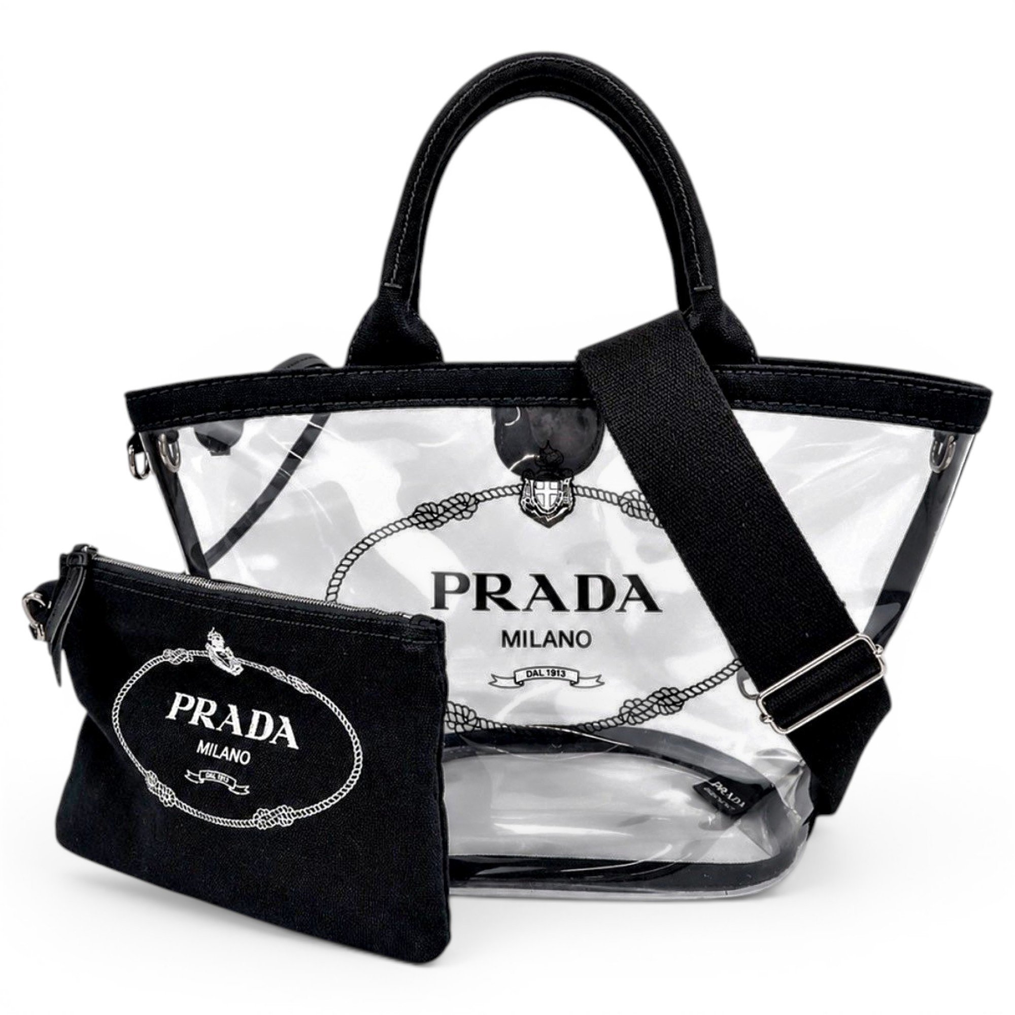Plexi Bag vinyl handbag