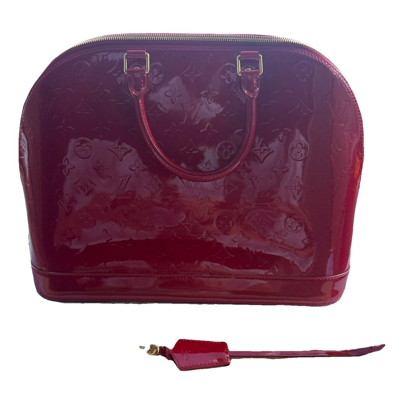 Alma patent leather handbag