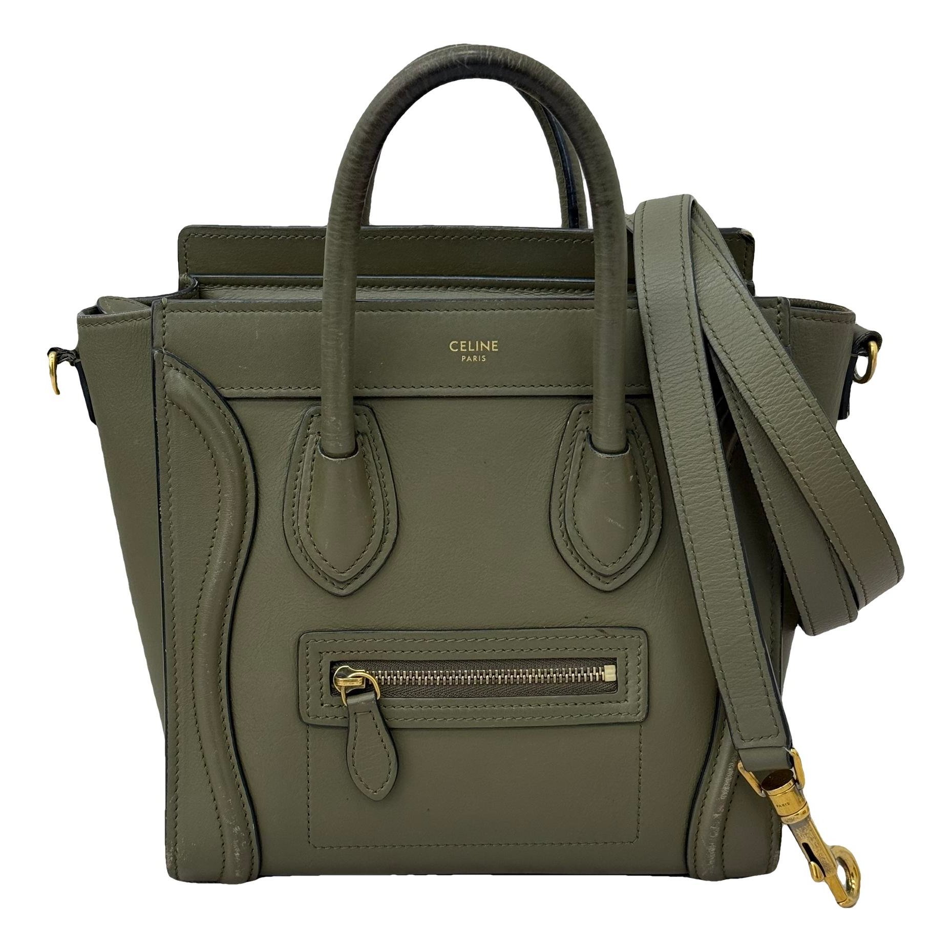Nano Luggage leather handbag