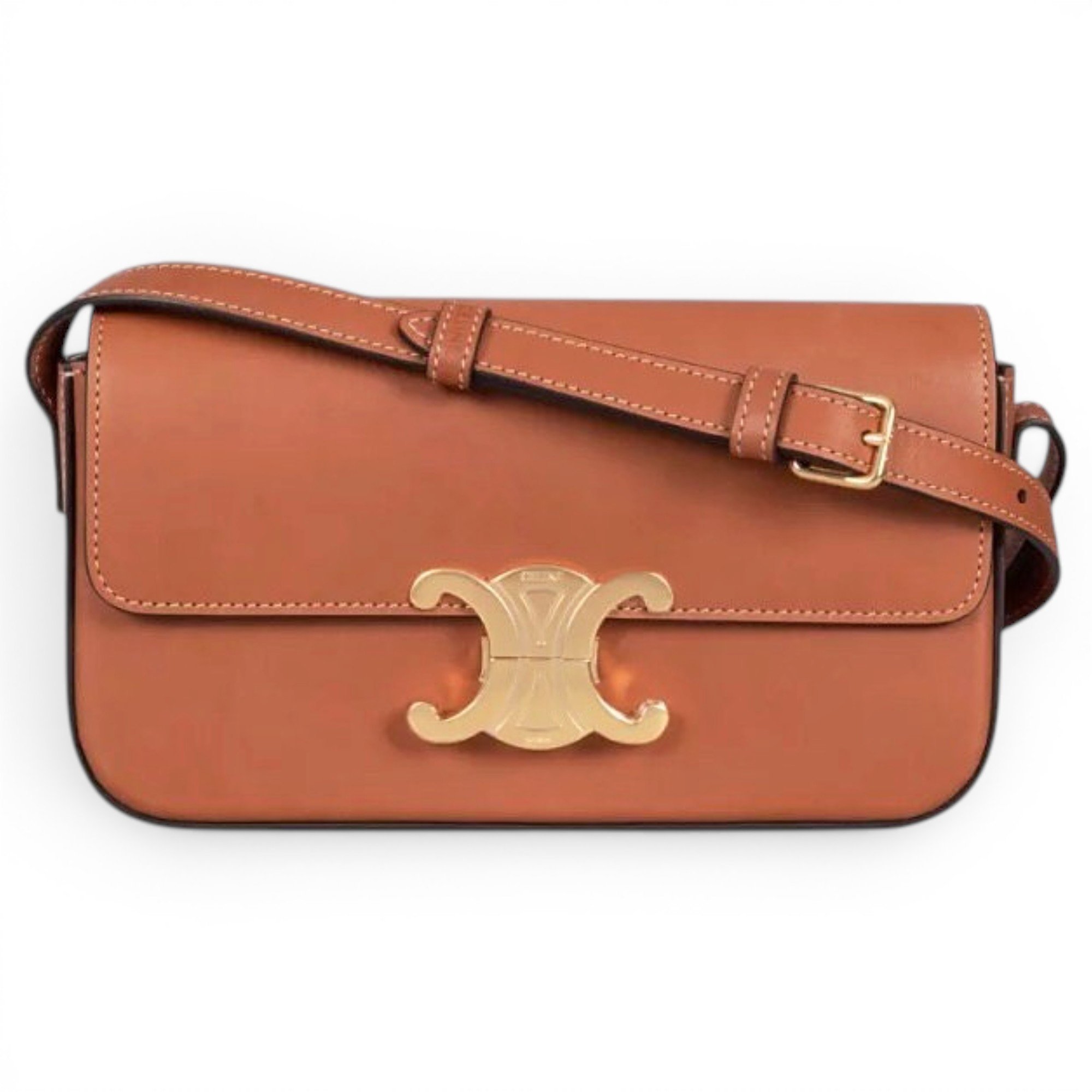 Celine Triomphe leather handbag
