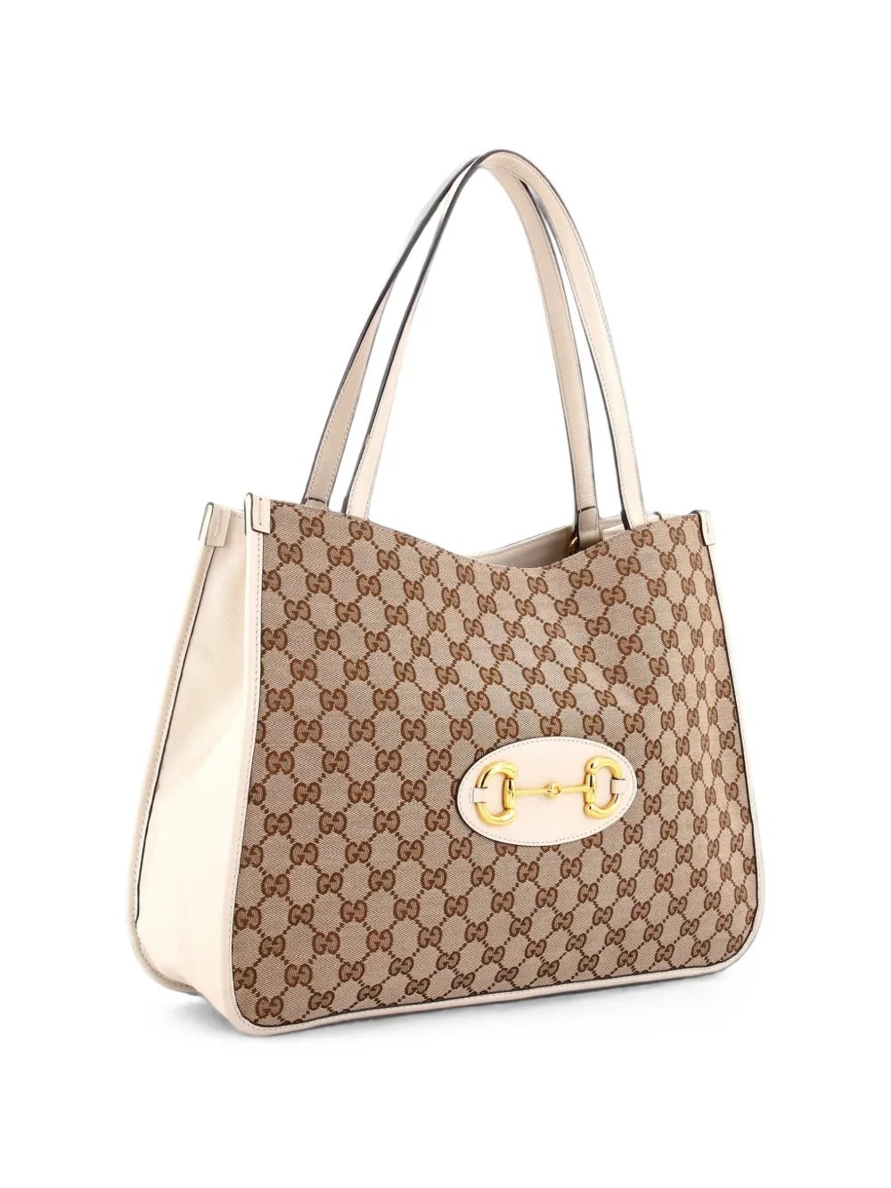 Horsebit 1955 GG Canvas with Leather Medium tote bag