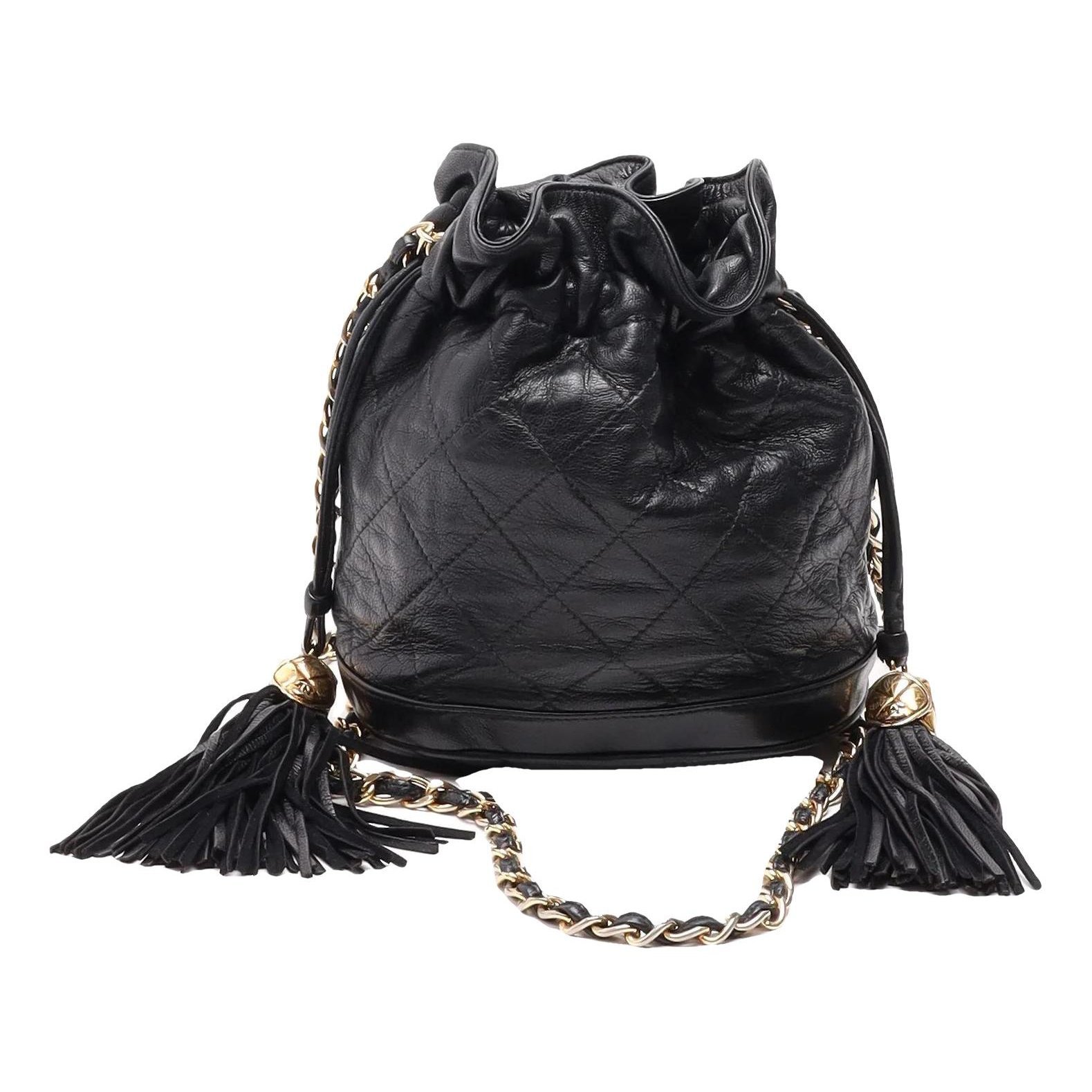 Trendy CC Wallet on Chain leather handbag