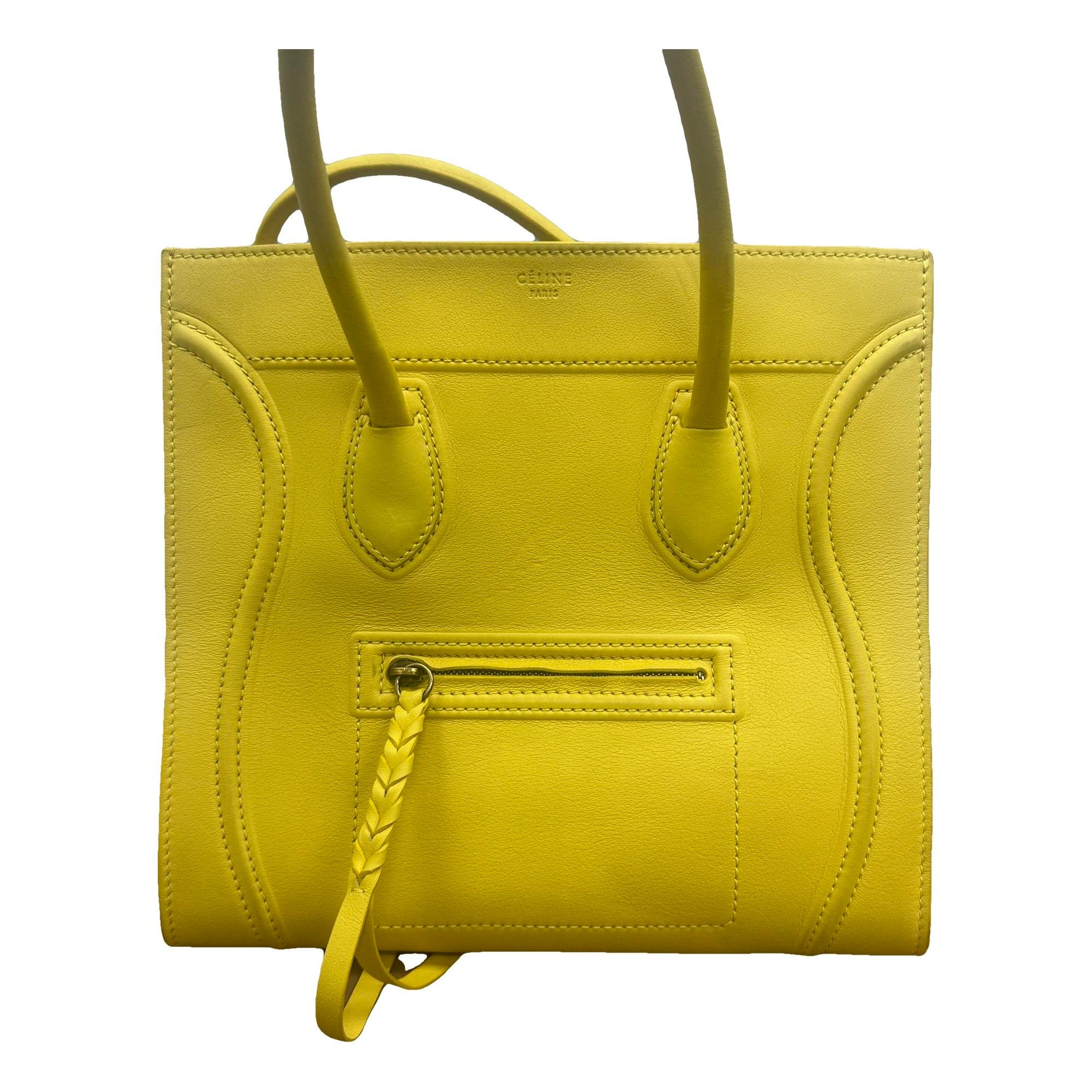 Luggage leather handbag