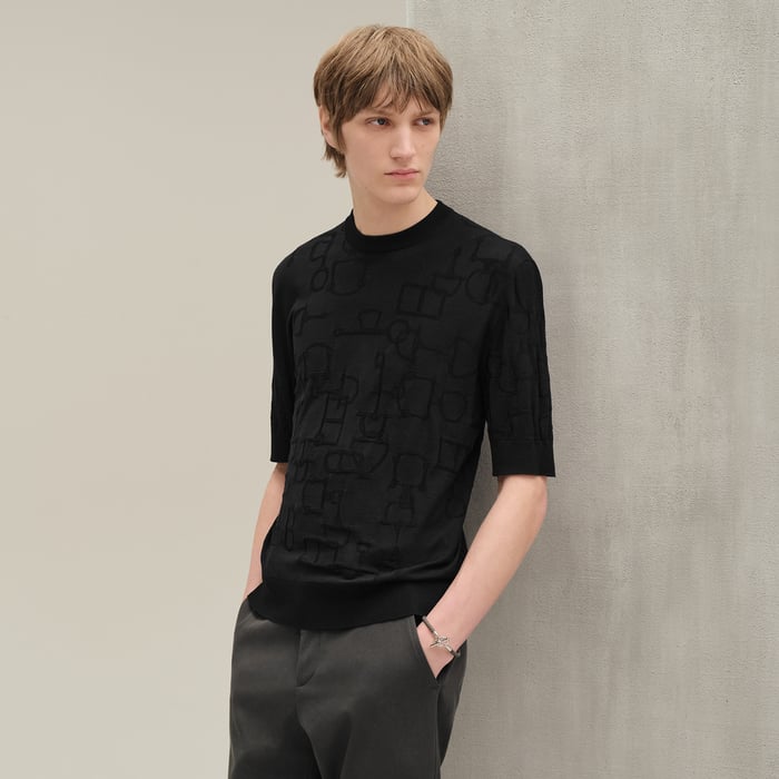 Noir "Meli-mors Integral" Crewneck Sweater