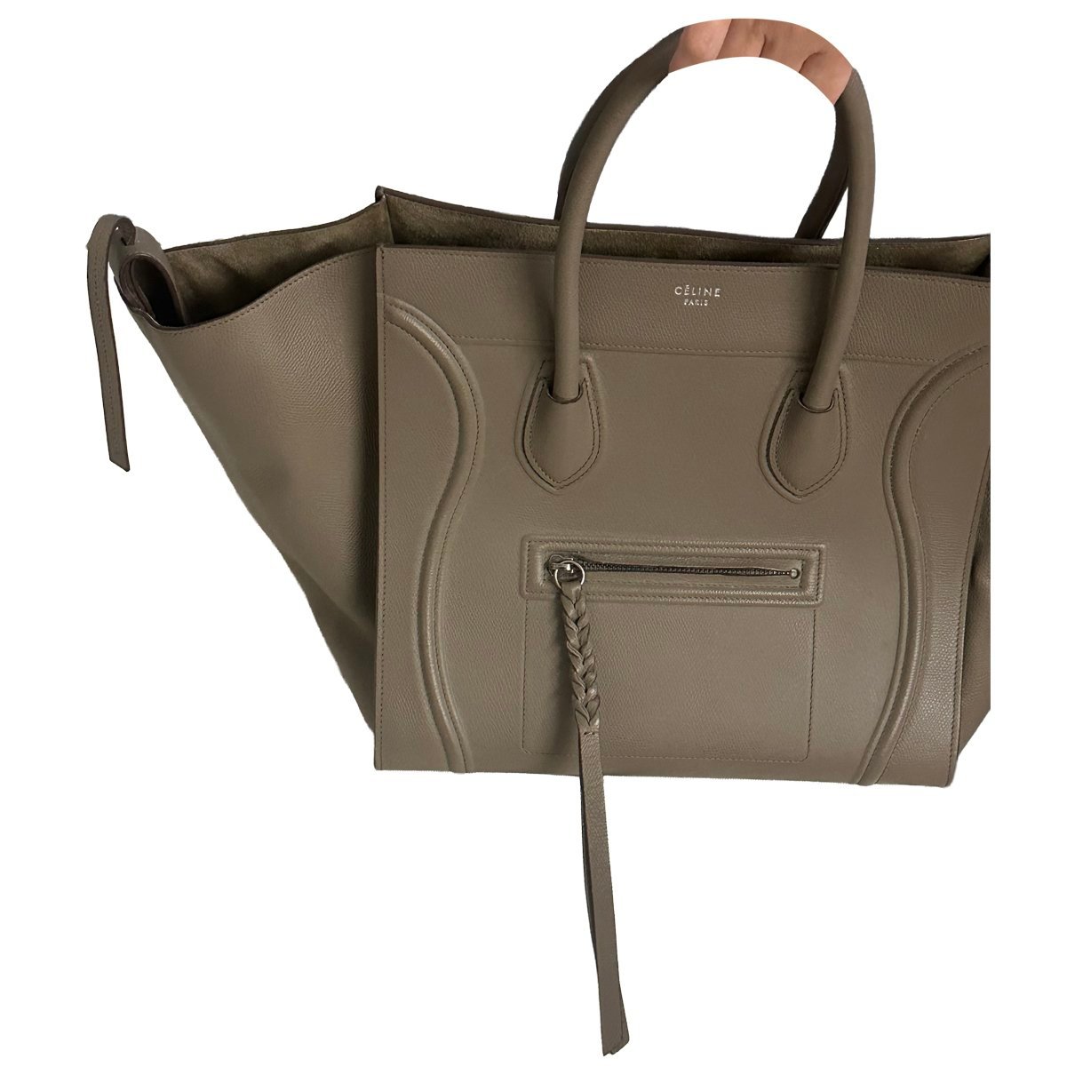 Luggage Phantom patent leather tote