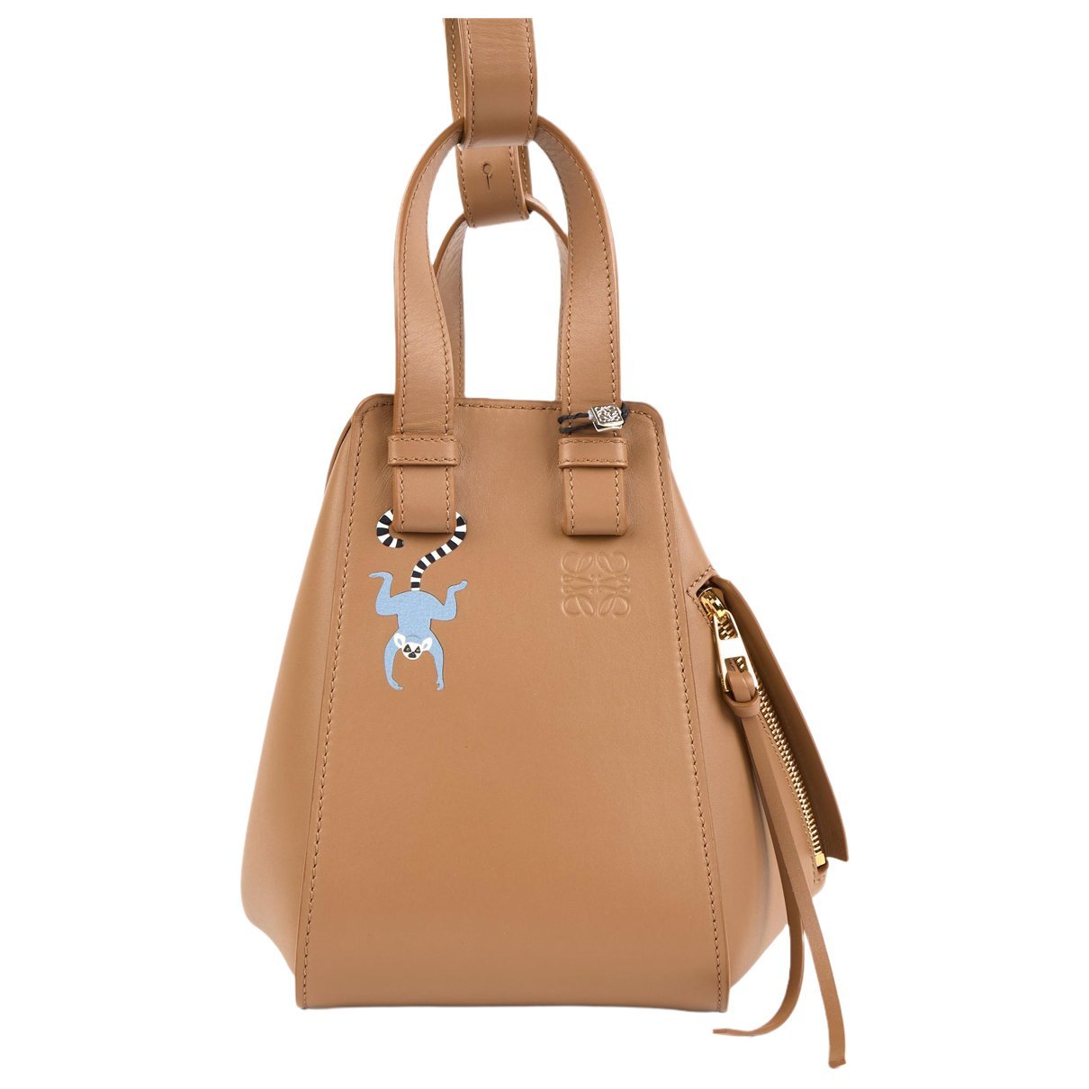 Hammock leather handbag