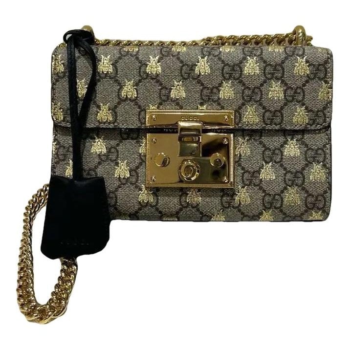 Padlock vinyl handbag