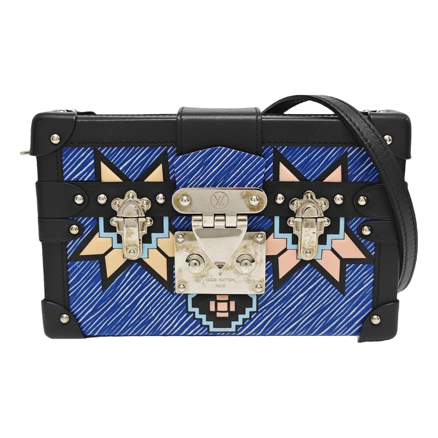 Petite Malle leather handbag