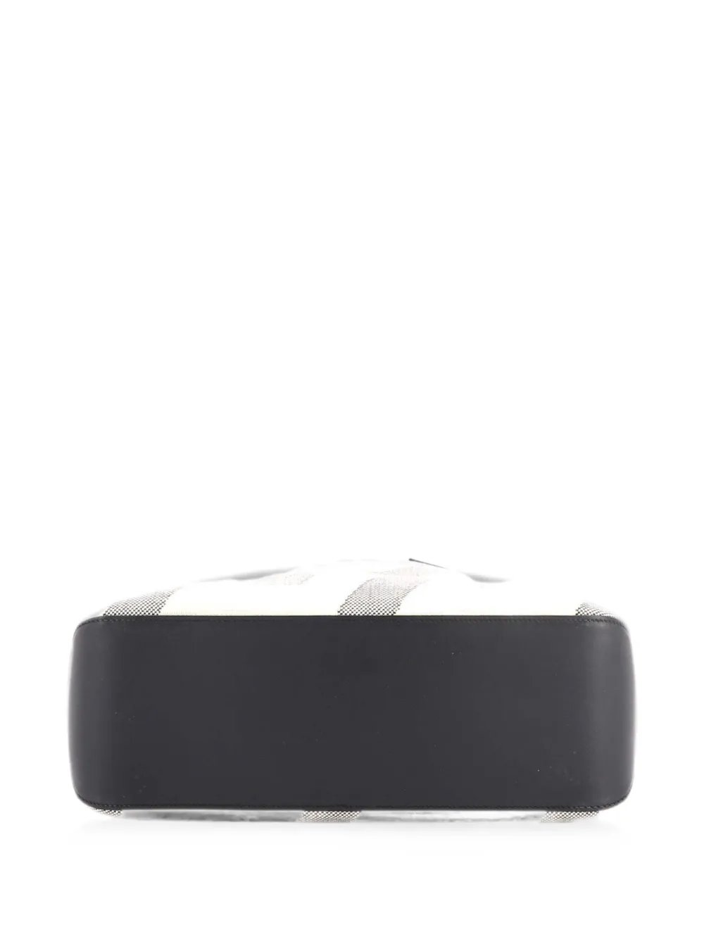 Cabas H en Biais Canvas with Leather 40 tote bag