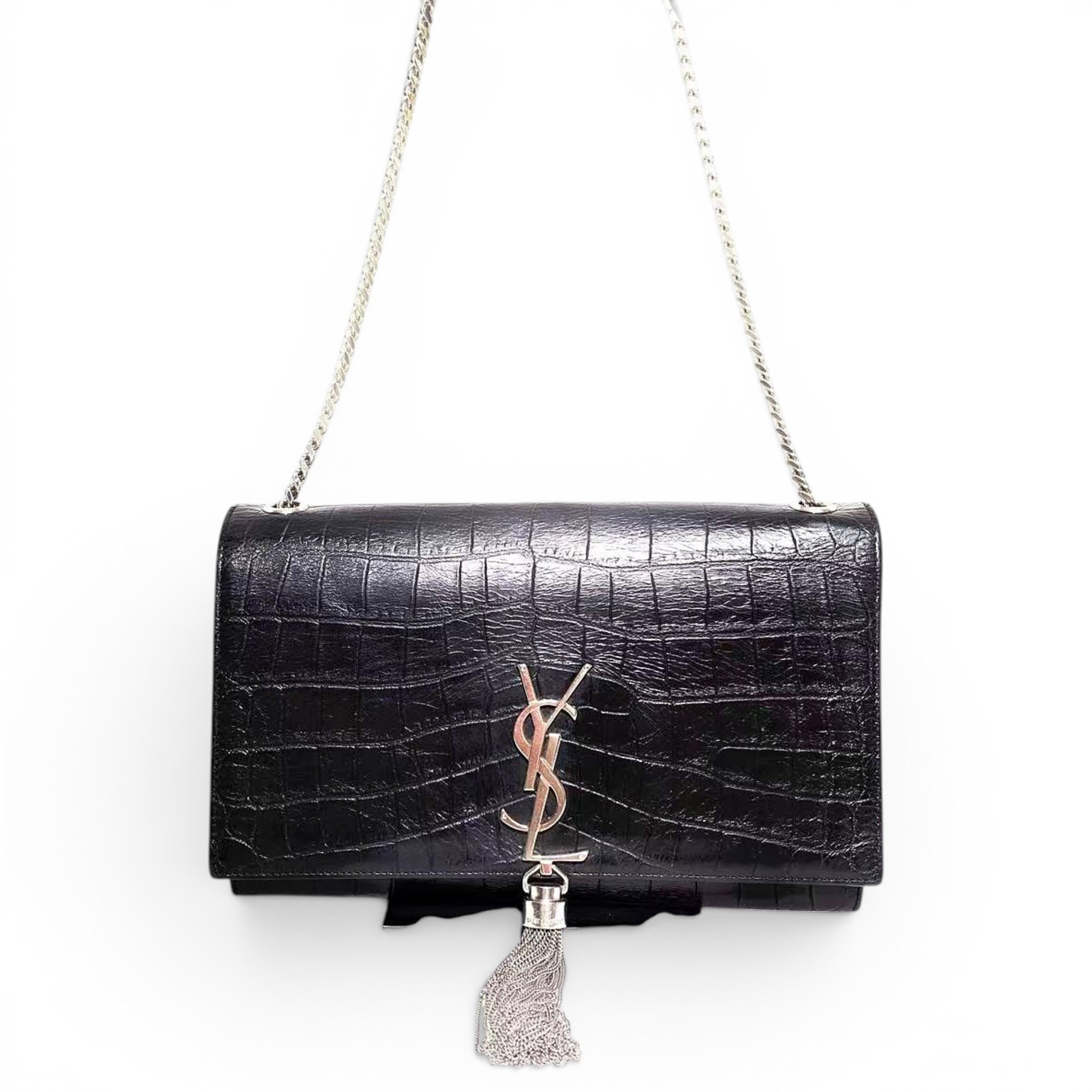 Pompom Kate leather handbag