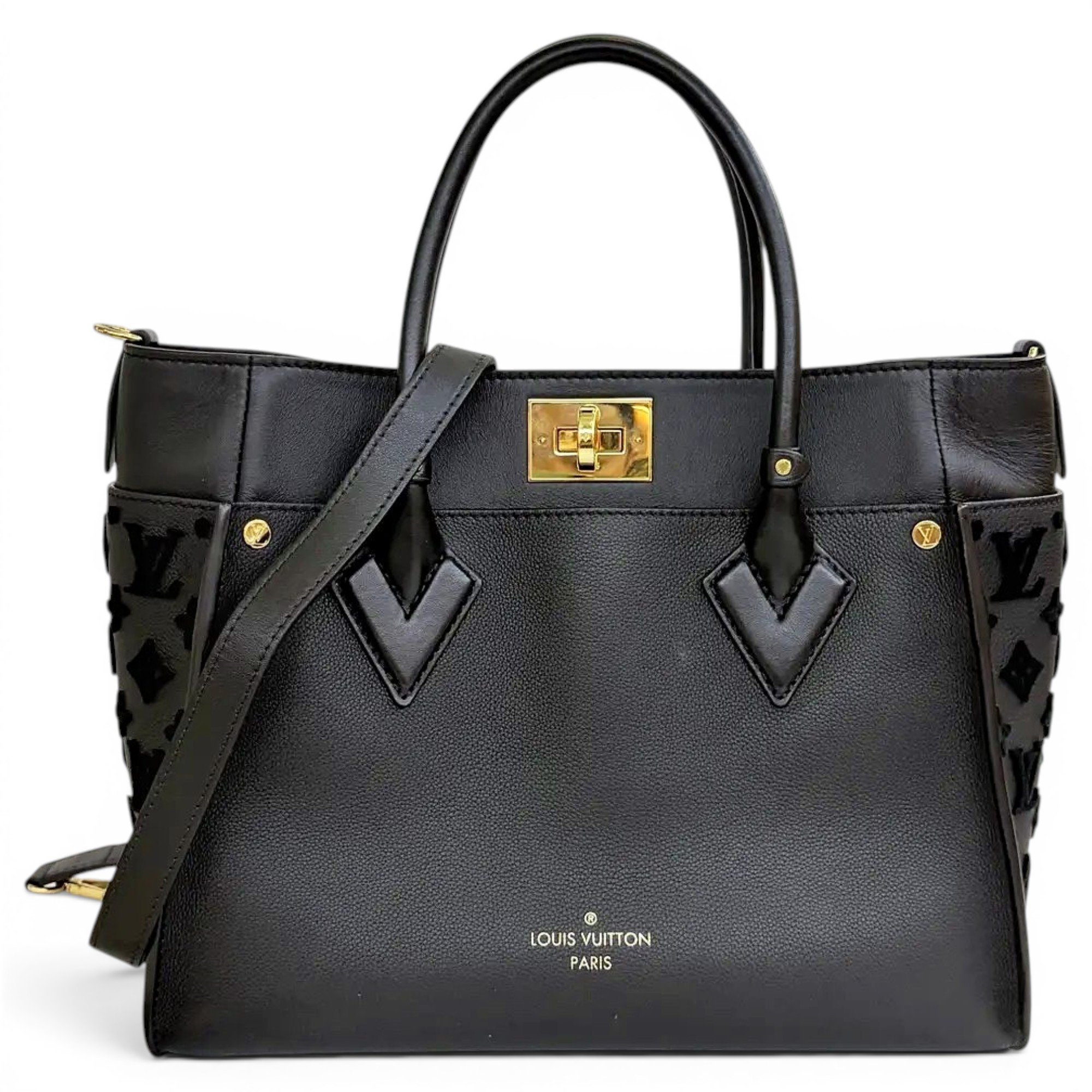 On My Side leather handbag