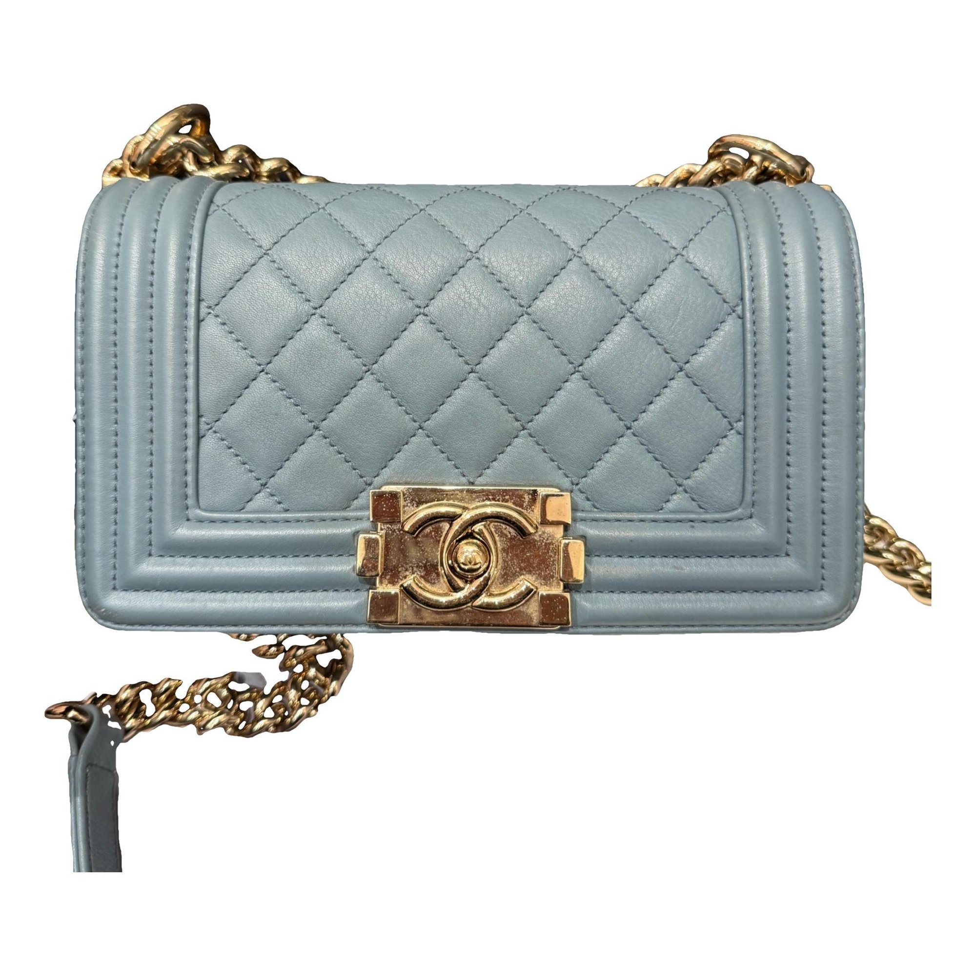 Boy leather crossbody bag