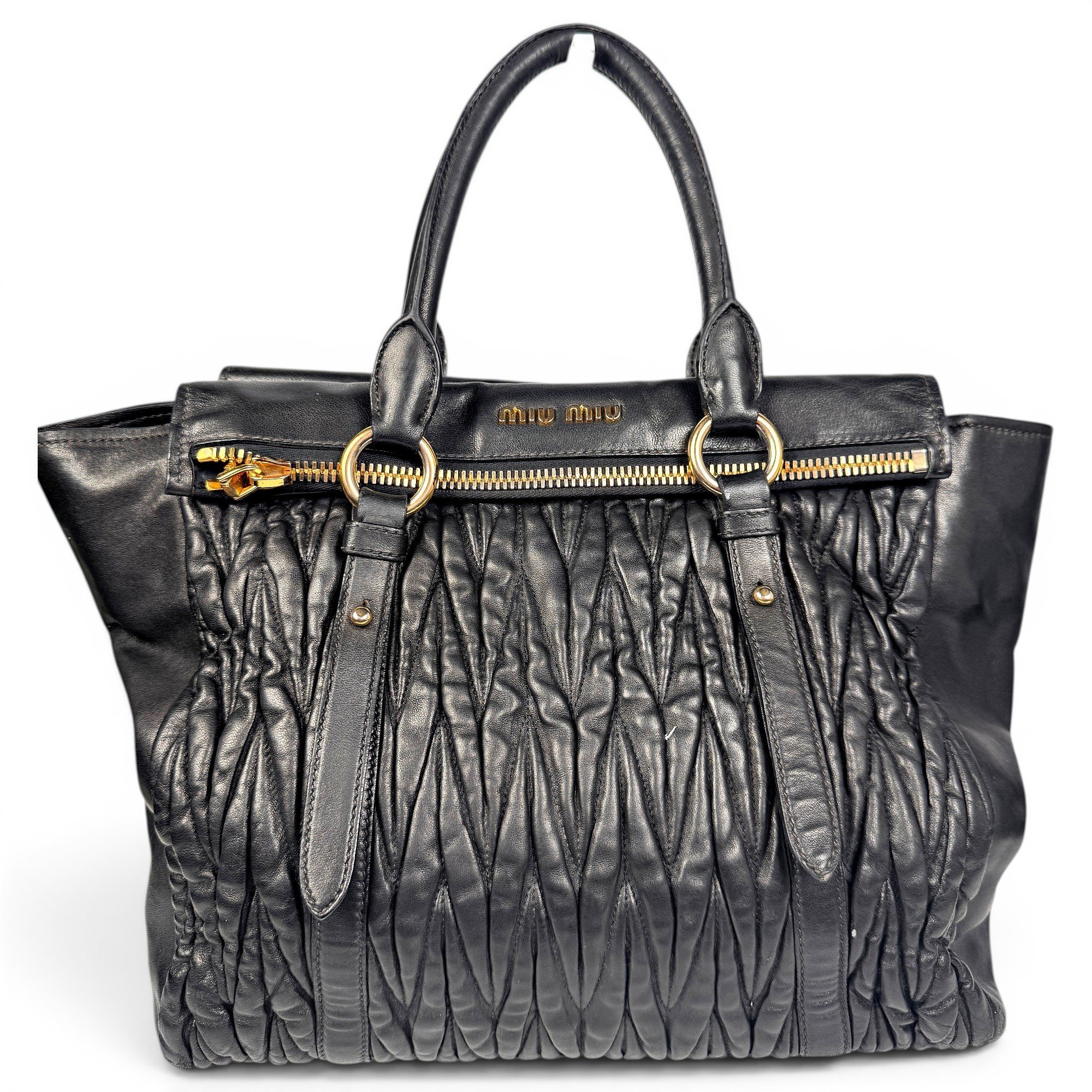 Leather handbag