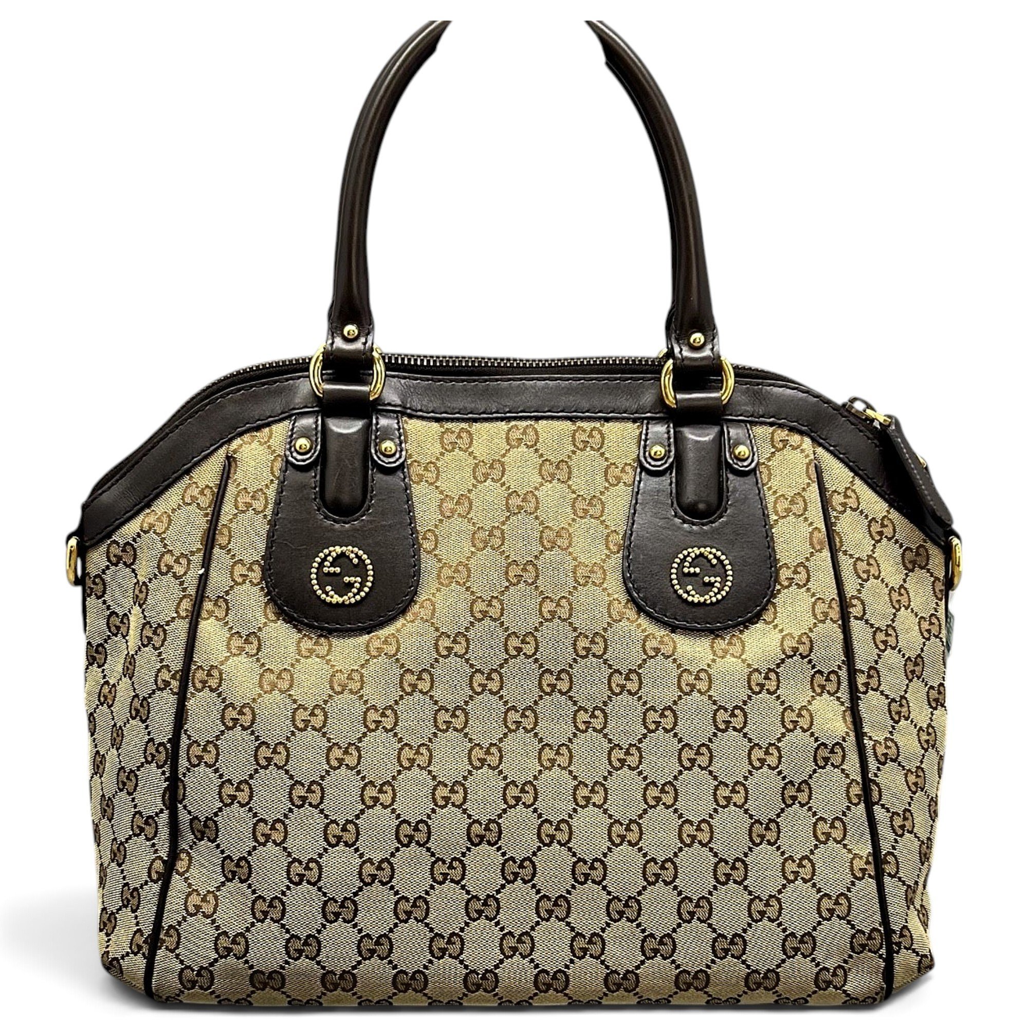 Leather handbag