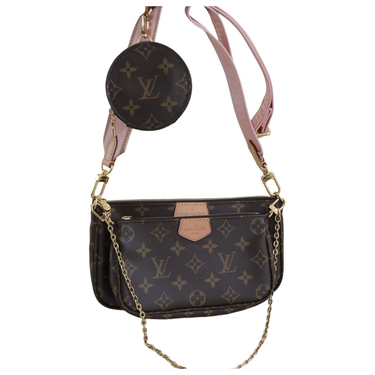 Multi Pochette Accessoires leather handbag