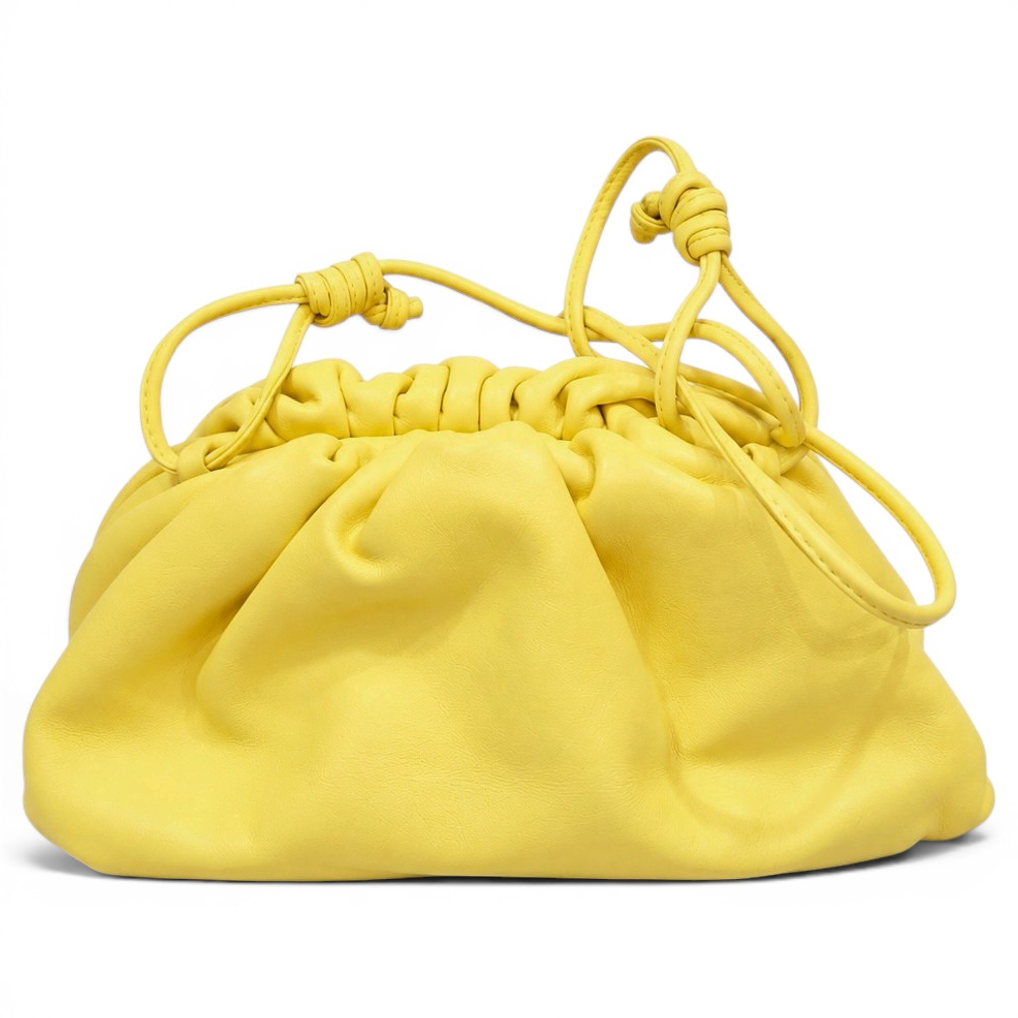 Pouch leather crossbody bag