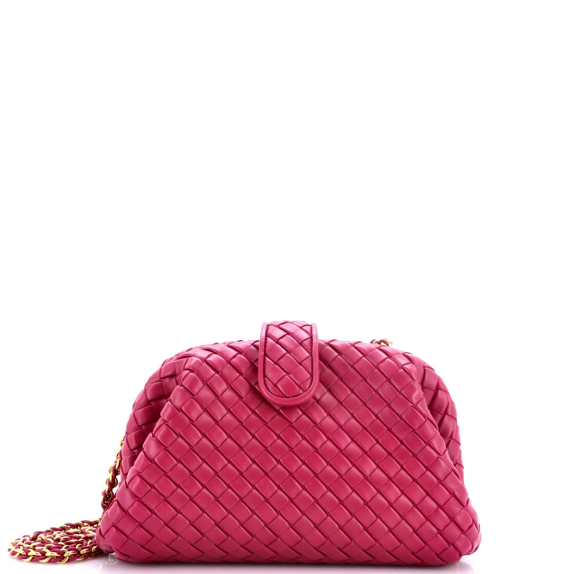 Lauren 1980 Clutch with Chain Intrecciato Nappa Teen