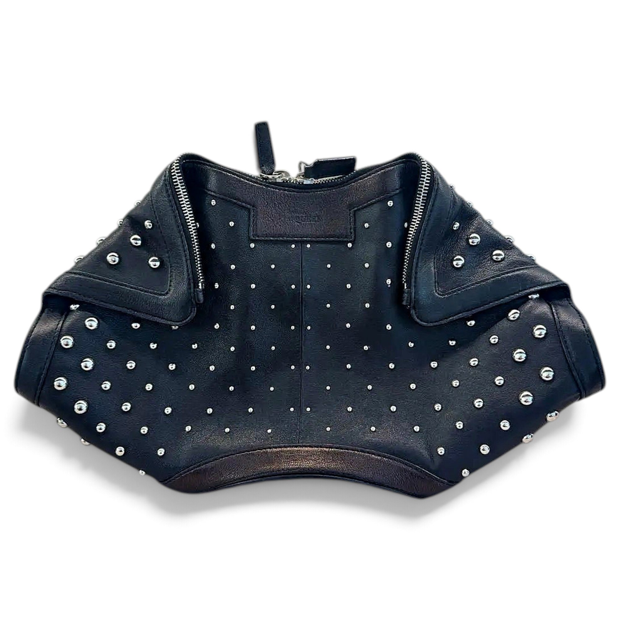 Alexander McQueen Manta leather clutch bag