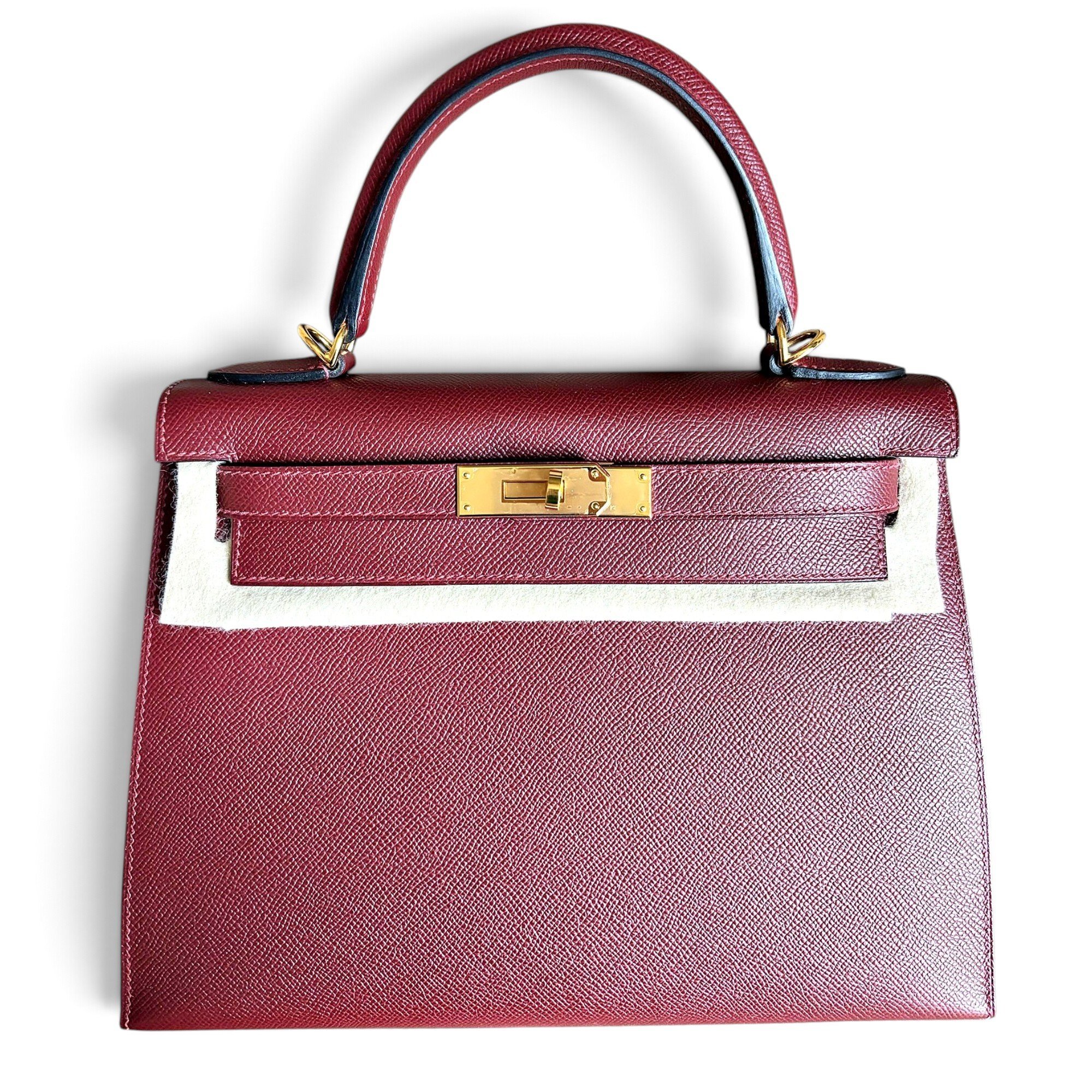 Kelly 28 leather handbag