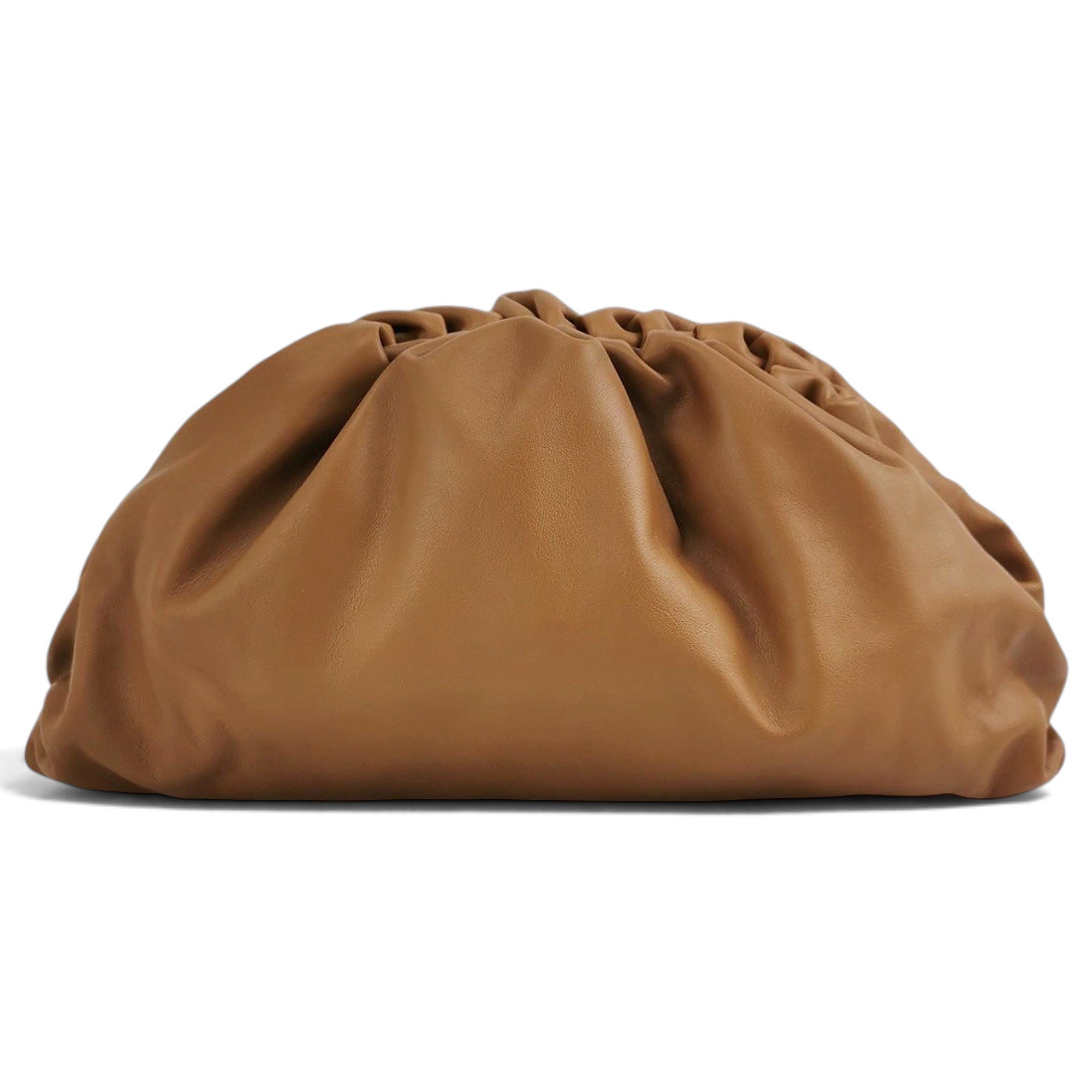 Pouch leather handbag