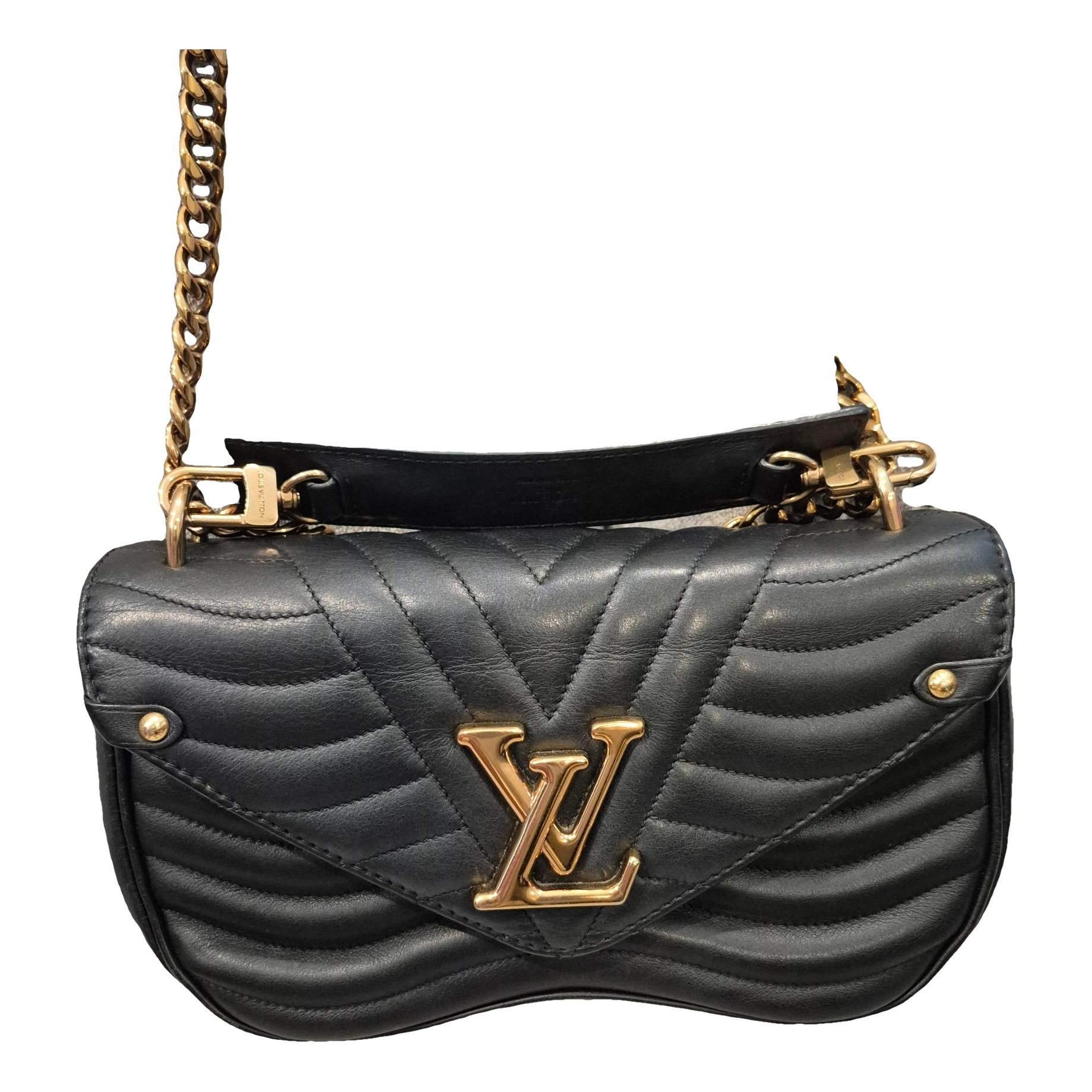 New Wave leather handbag