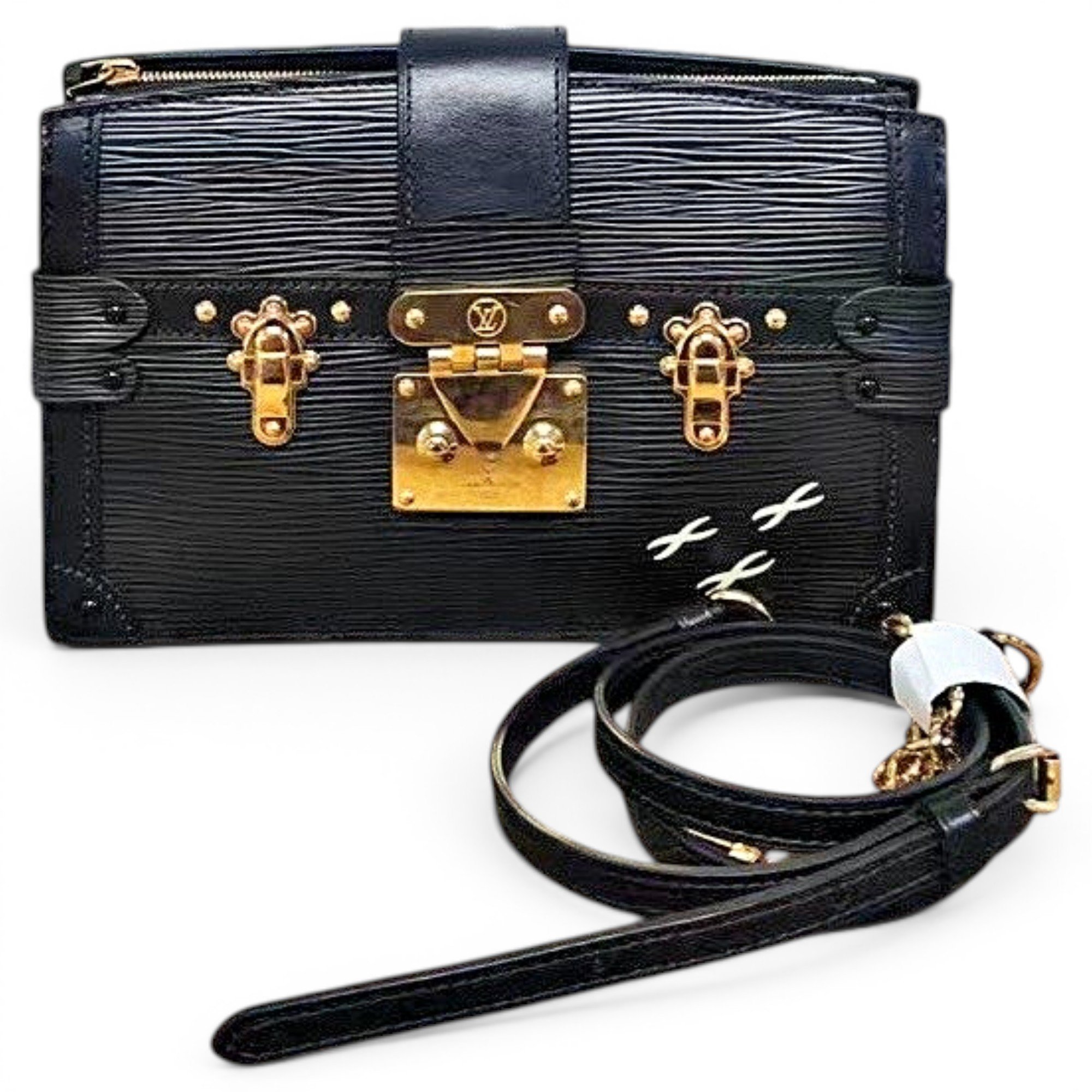 Pochette Trunk leather crossbody bag