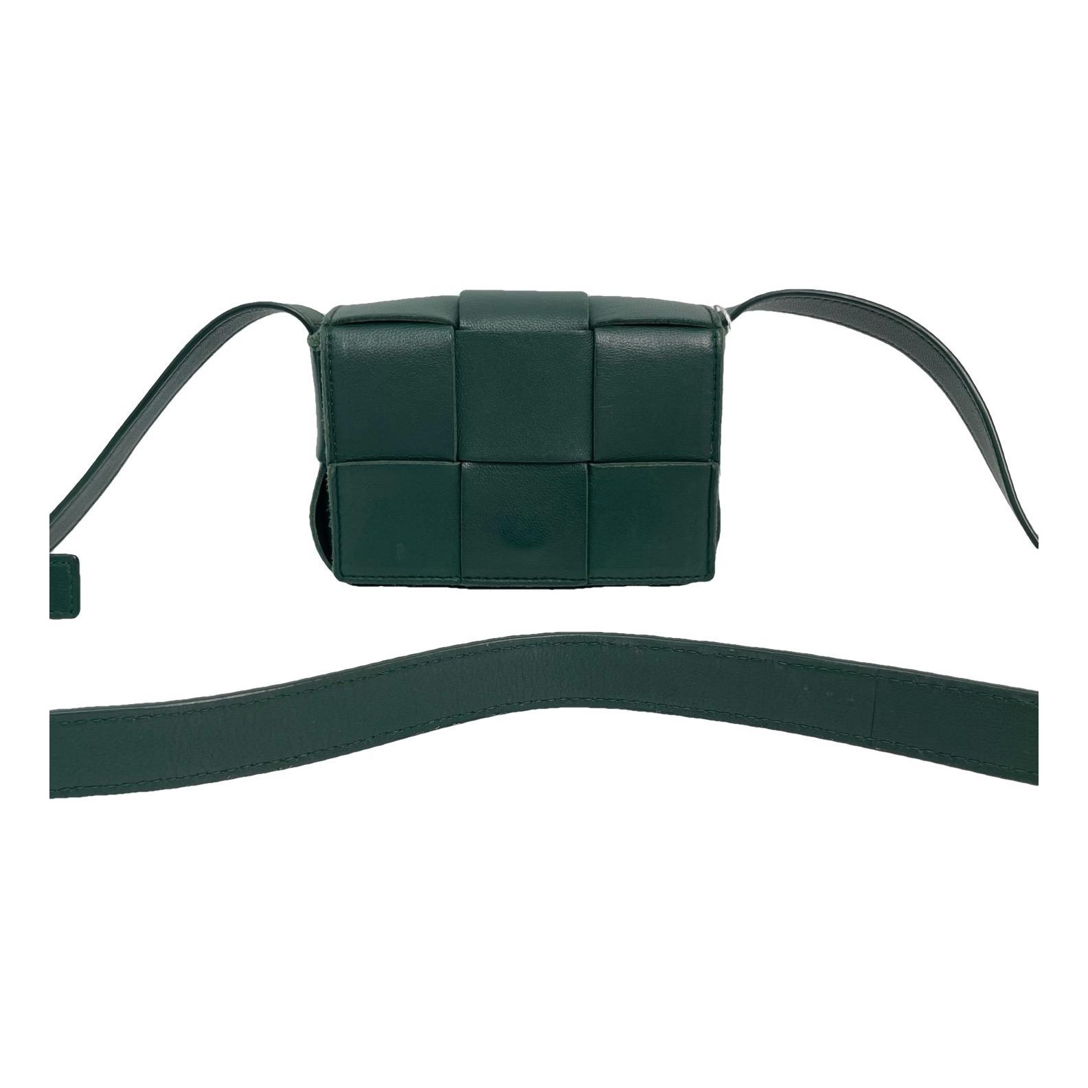 Cassette leather handbag