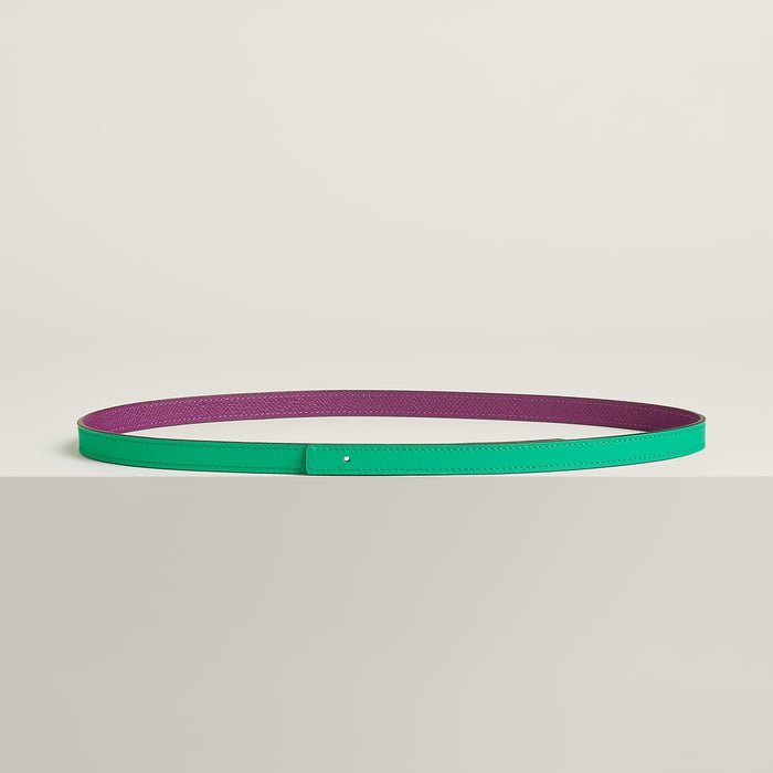 Reversible leather strap 13 mm