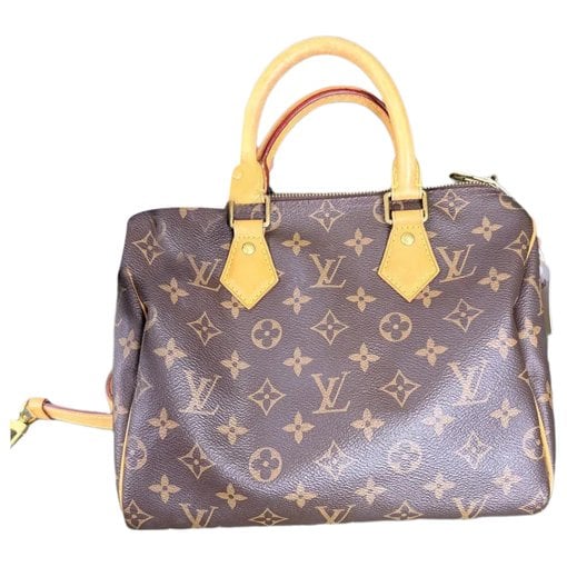 Speedy leather handbag