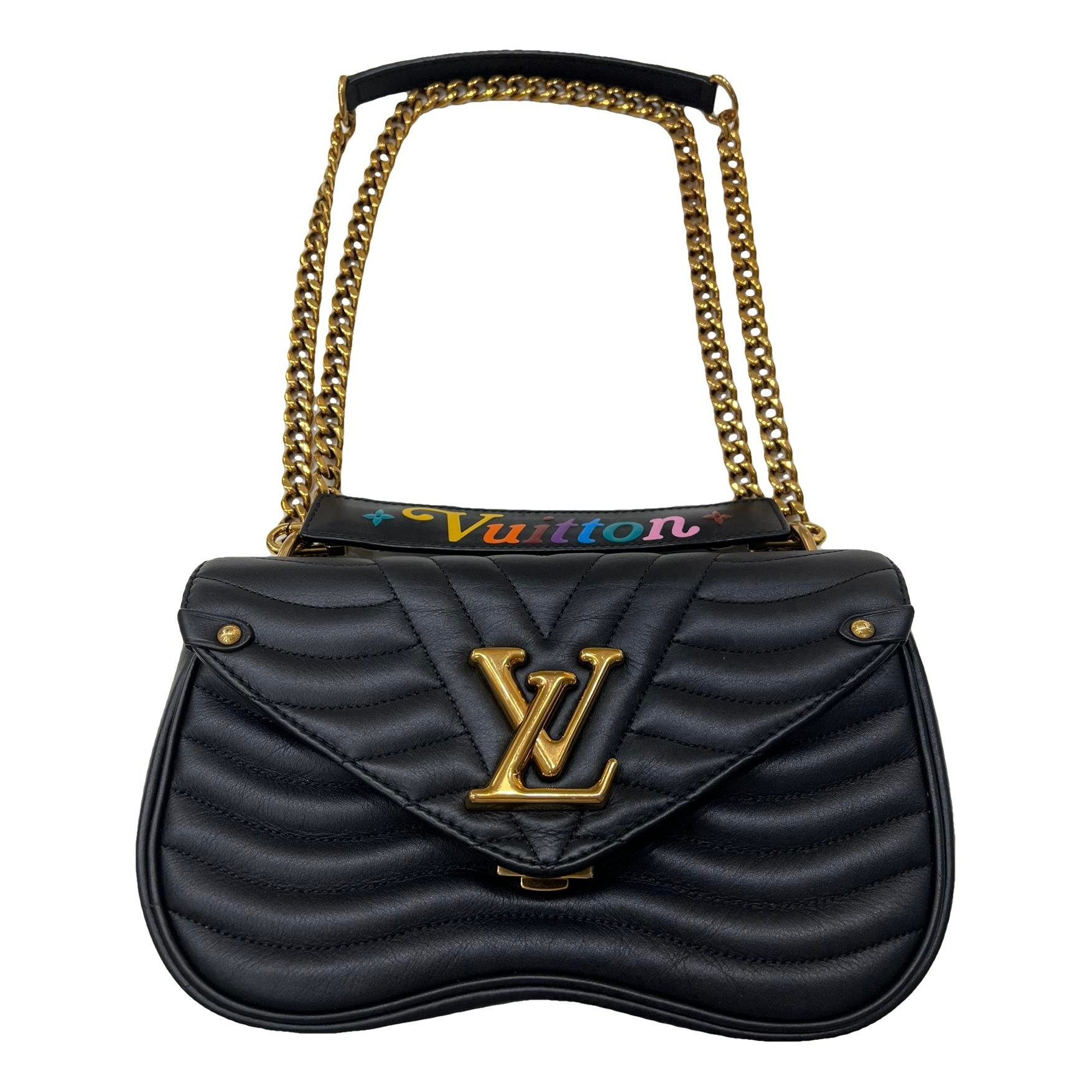 New Wave leather handbag
