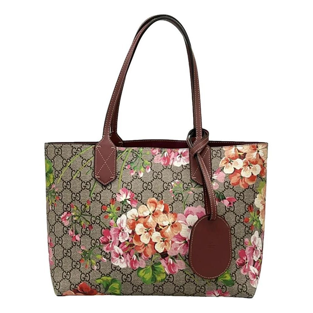 Leather tote
