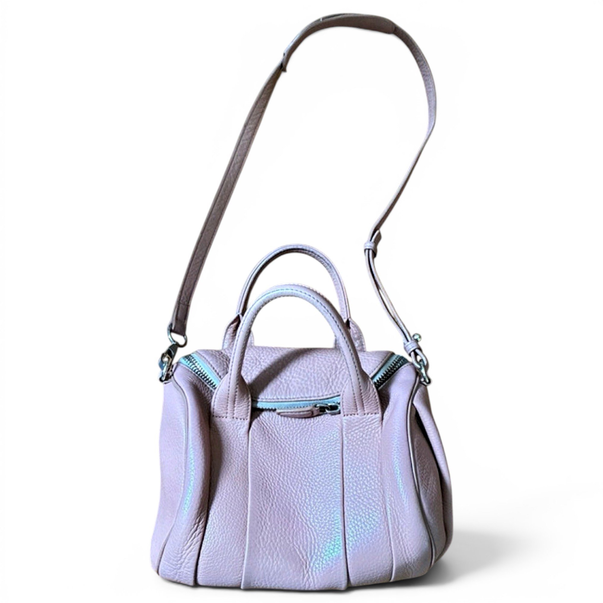 Rockie leather satchel