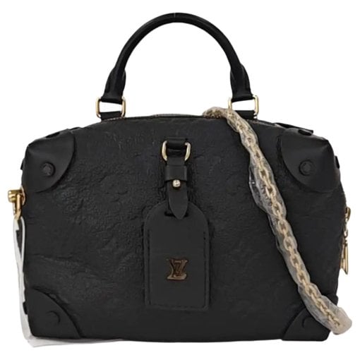 Petite Malle leather handbag
