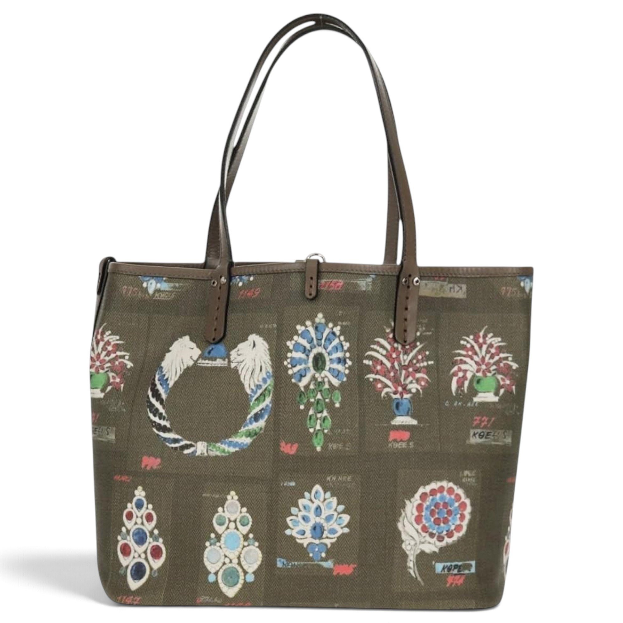 Leather tote