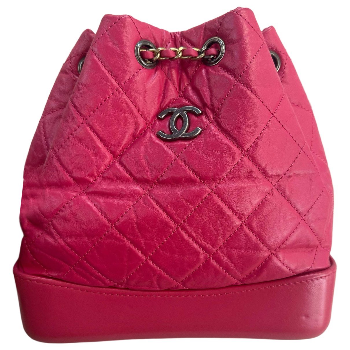 Gabrielle Bucket leather handbag