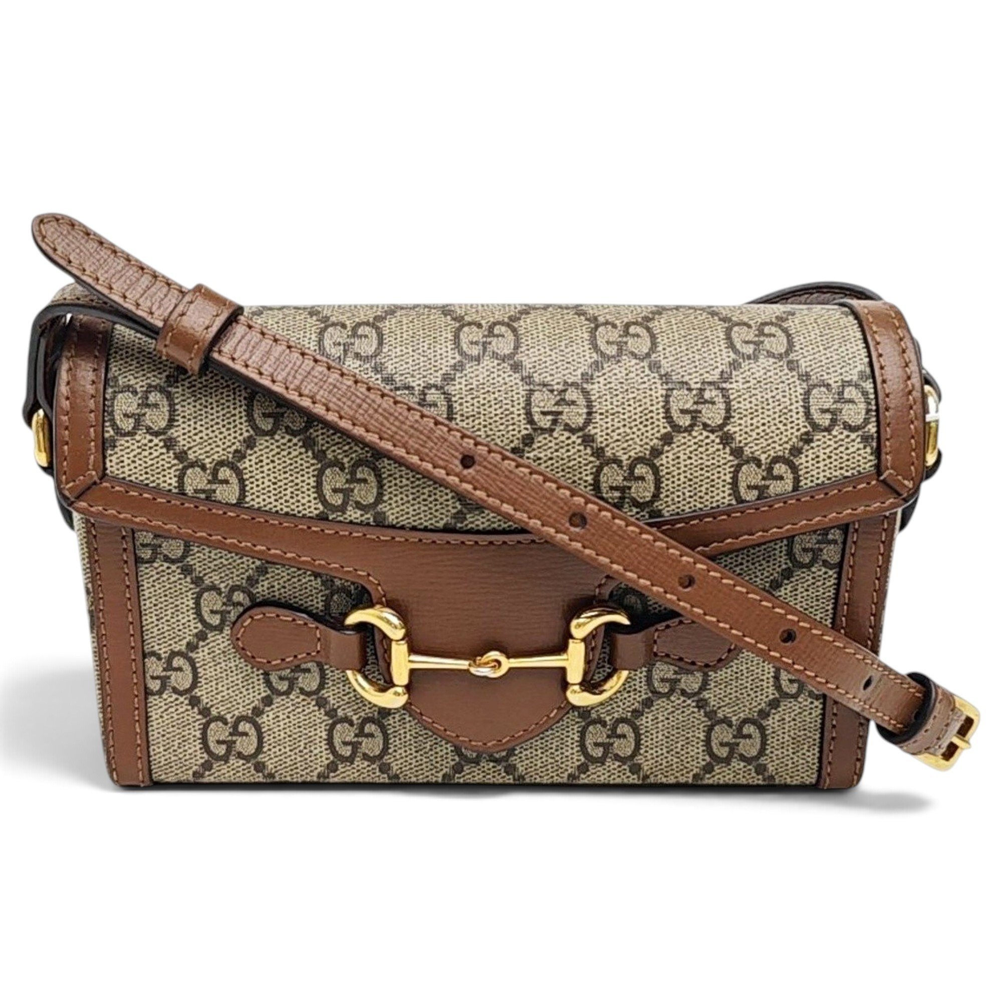 Handle Horsebit 1955 leather handbag