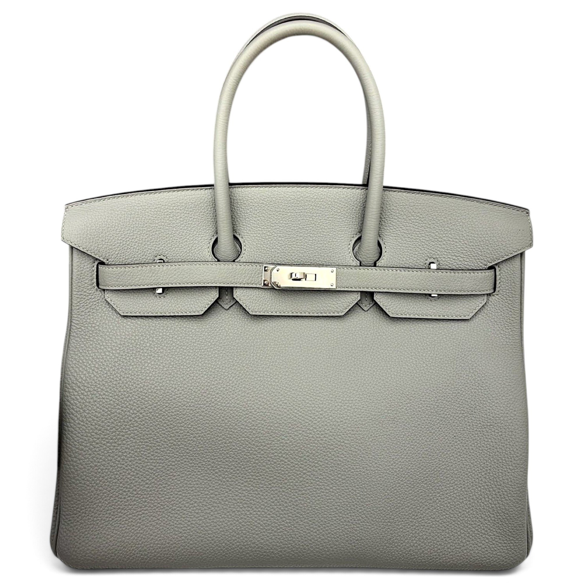 Birkin 35 leather handbag