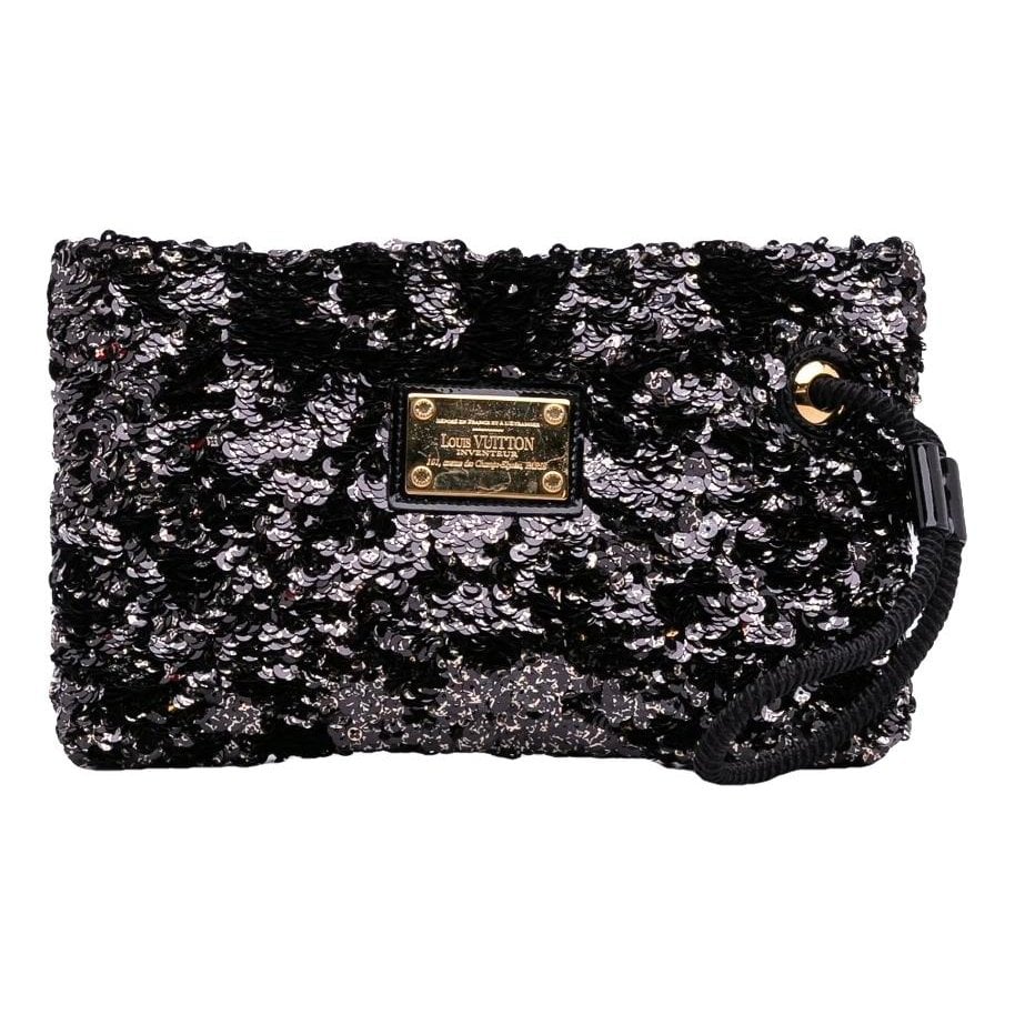 Glitter clutch bag