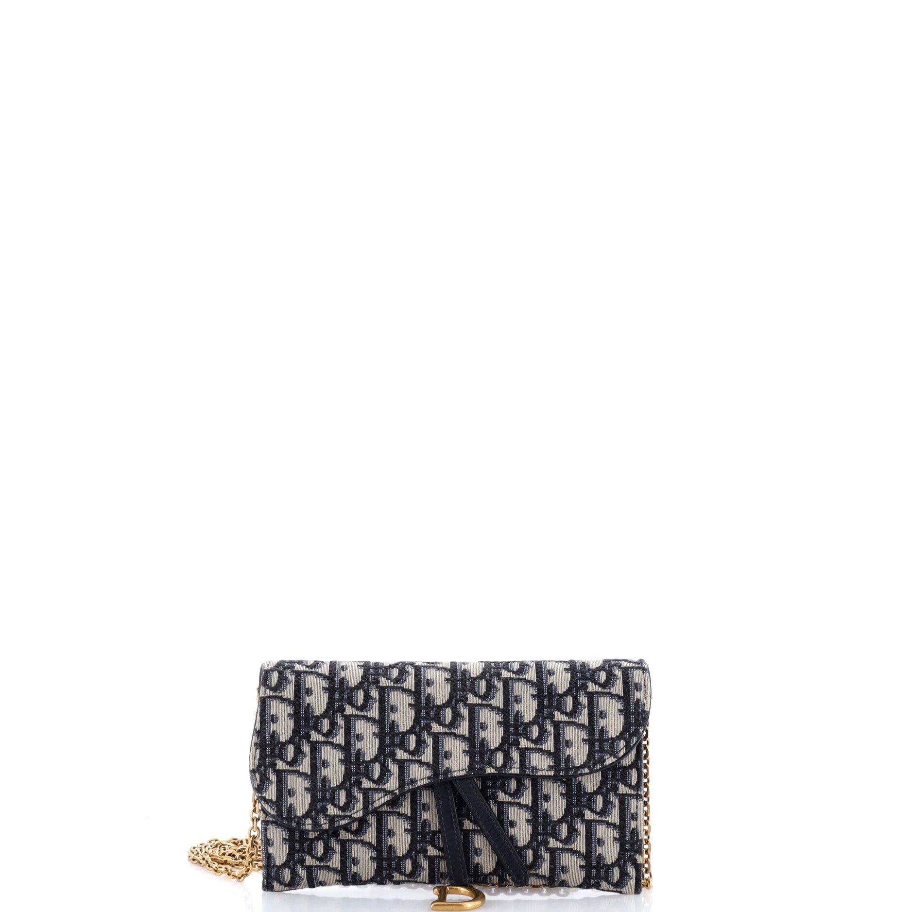 Saddle Chain Wallet Oblique Canvas