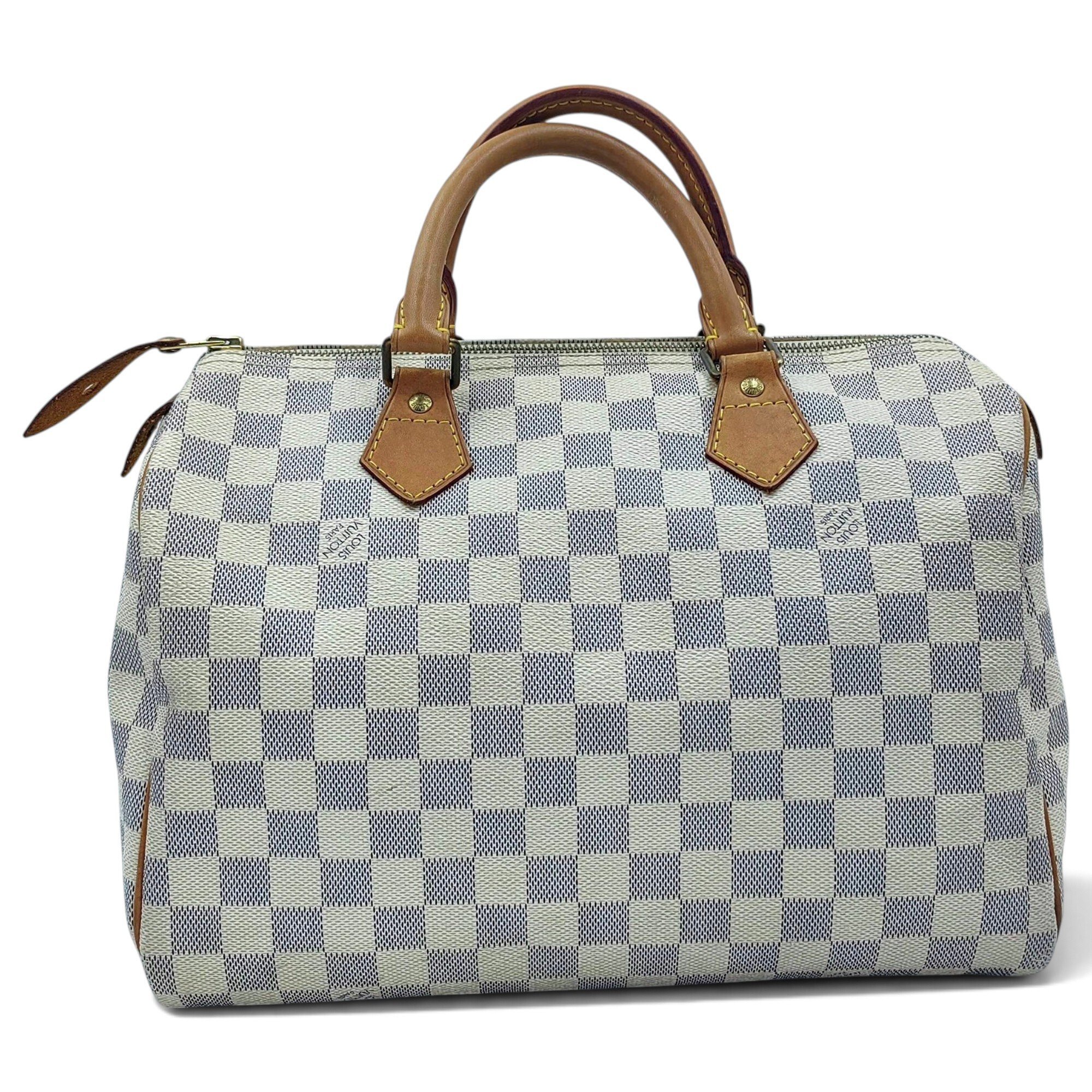 Speedy leather handbag