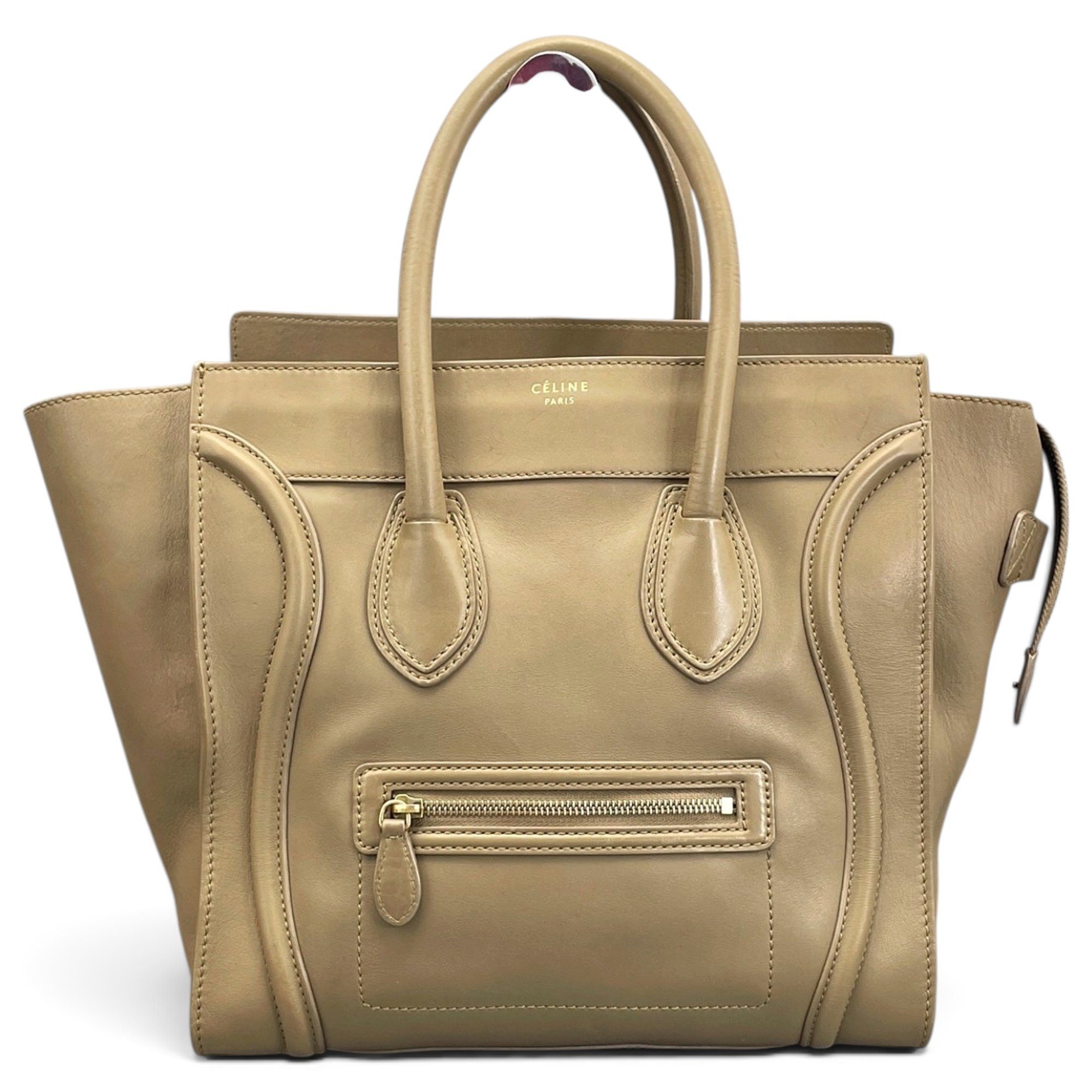 Luggage leather handbag
