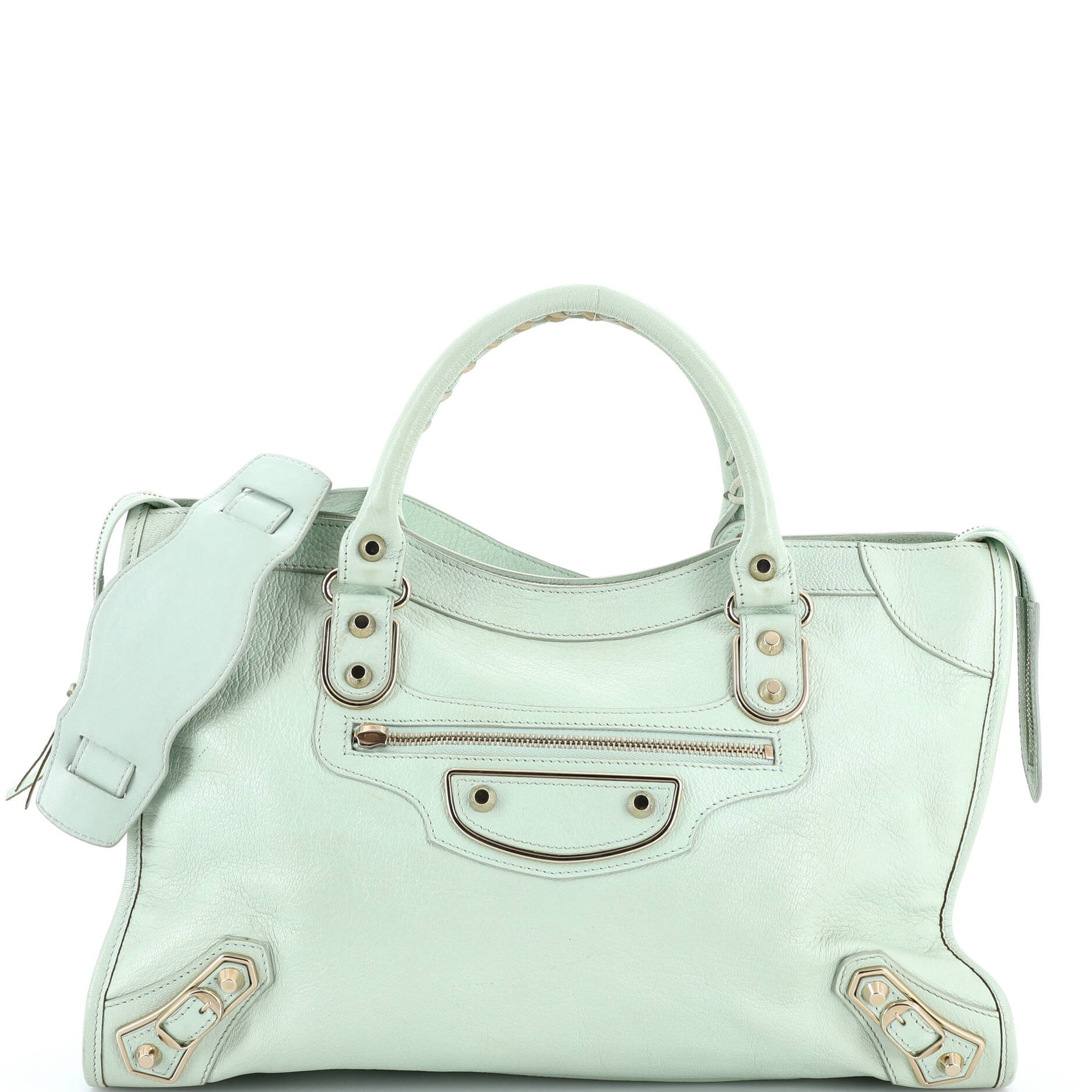 Balenciaga City Classic Metallic Edge Bag Leather Medium