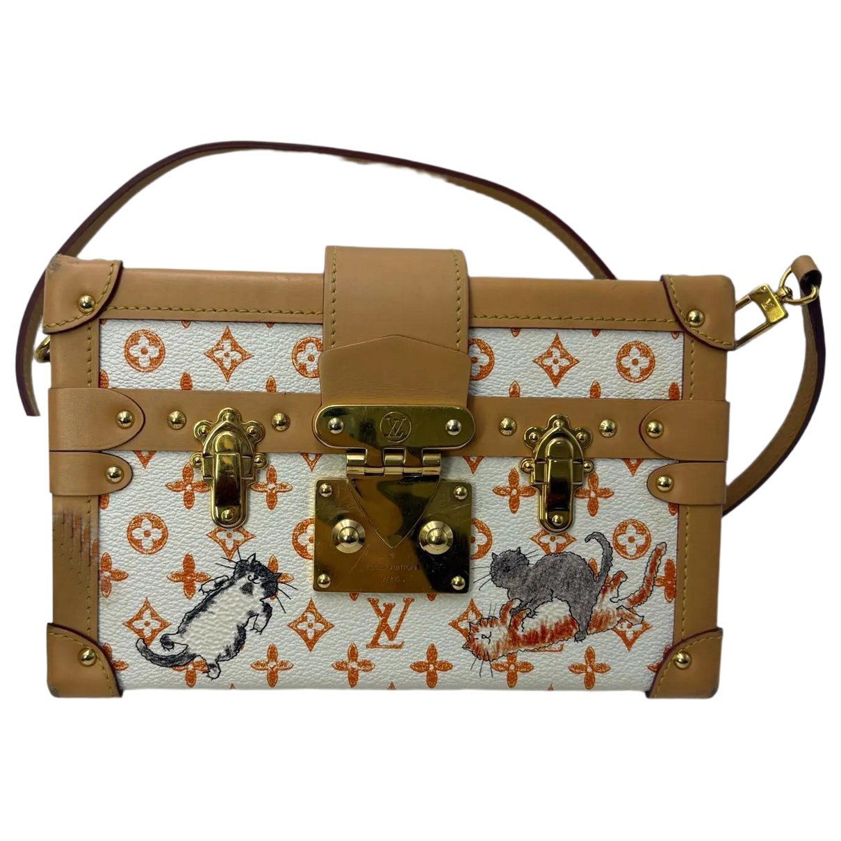 Petite Malle vinyl handbag